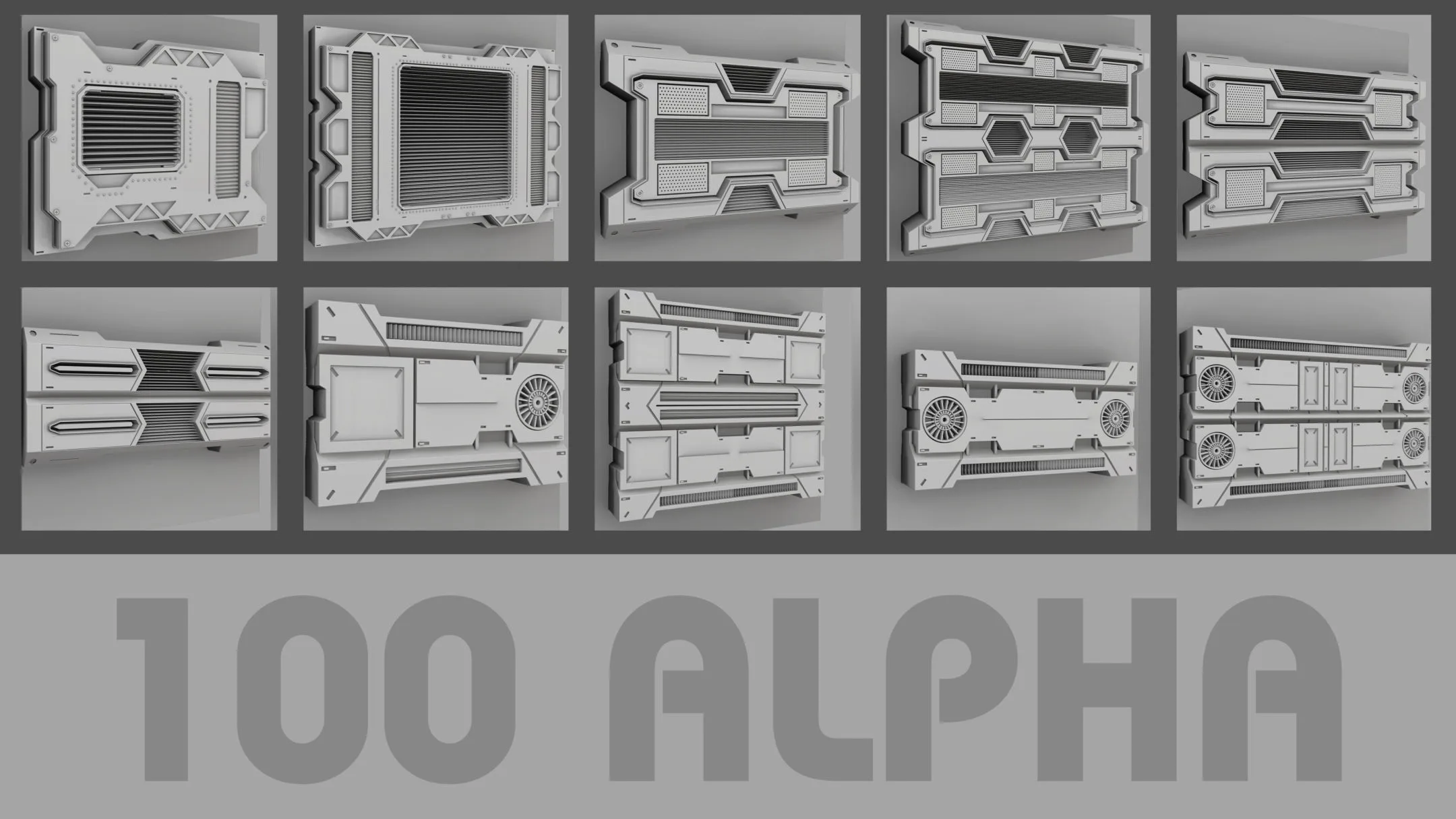 Alpha Collection -100 Hard Surface Alpha