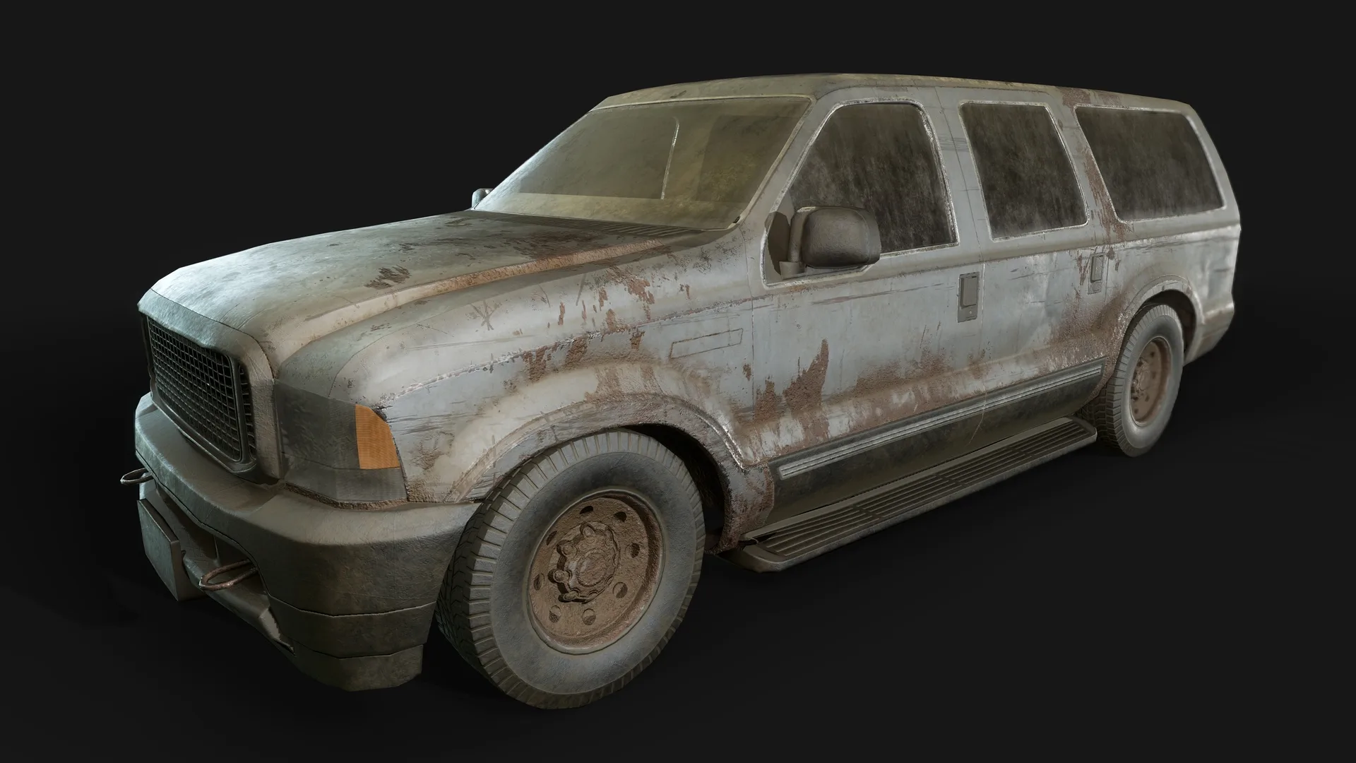 Ford Excursion 1999 (LowPoly)