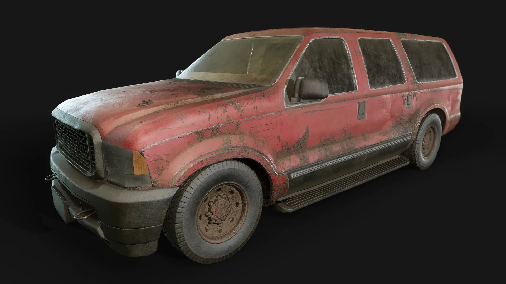 Ford Excursion 1999 (LowPoly)