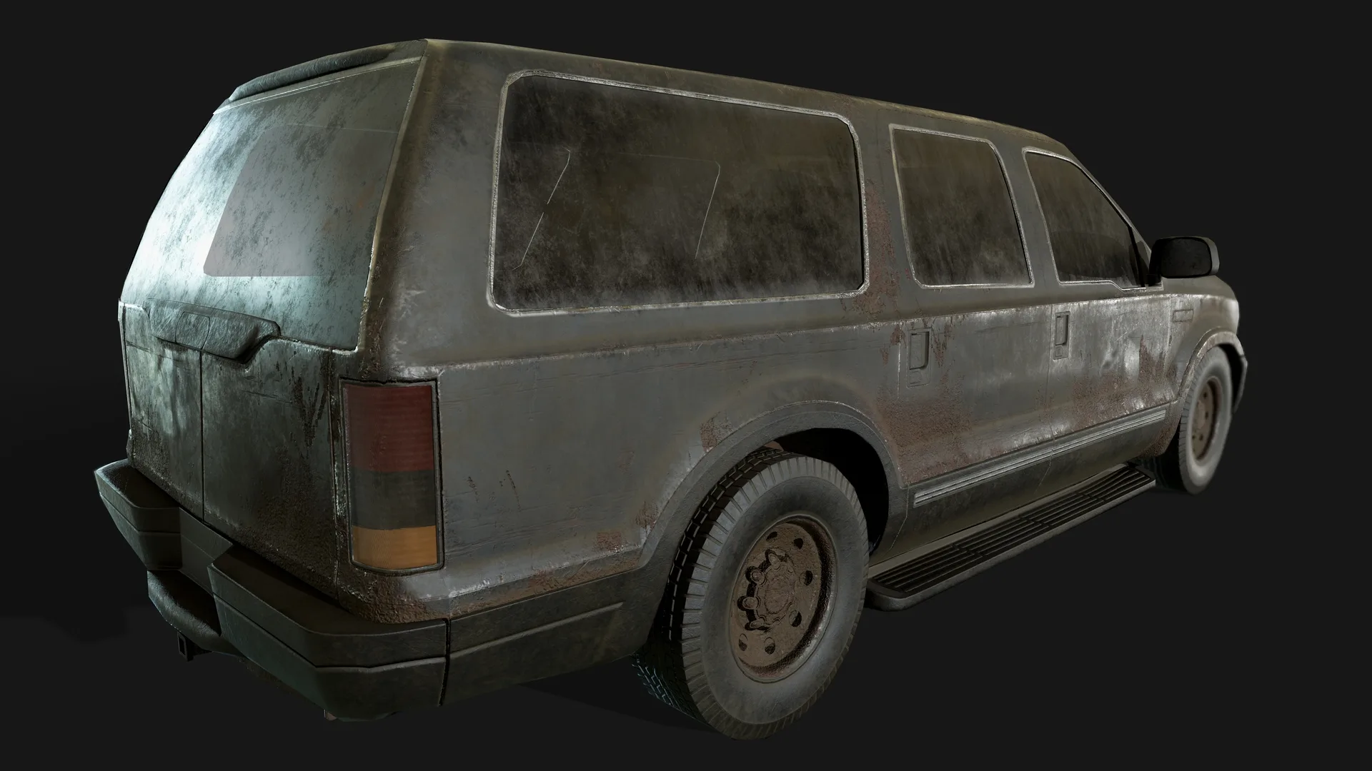 Ford Excursion 1999 (LowPoly)