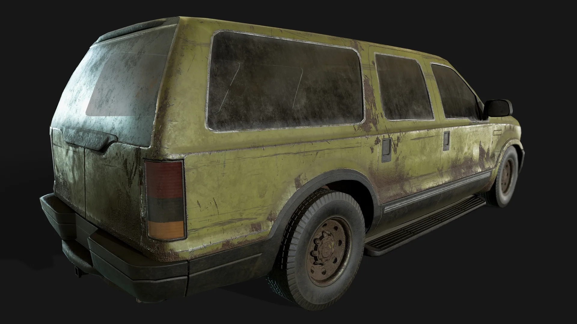 Ford Excursion 1999 (LowPoly)