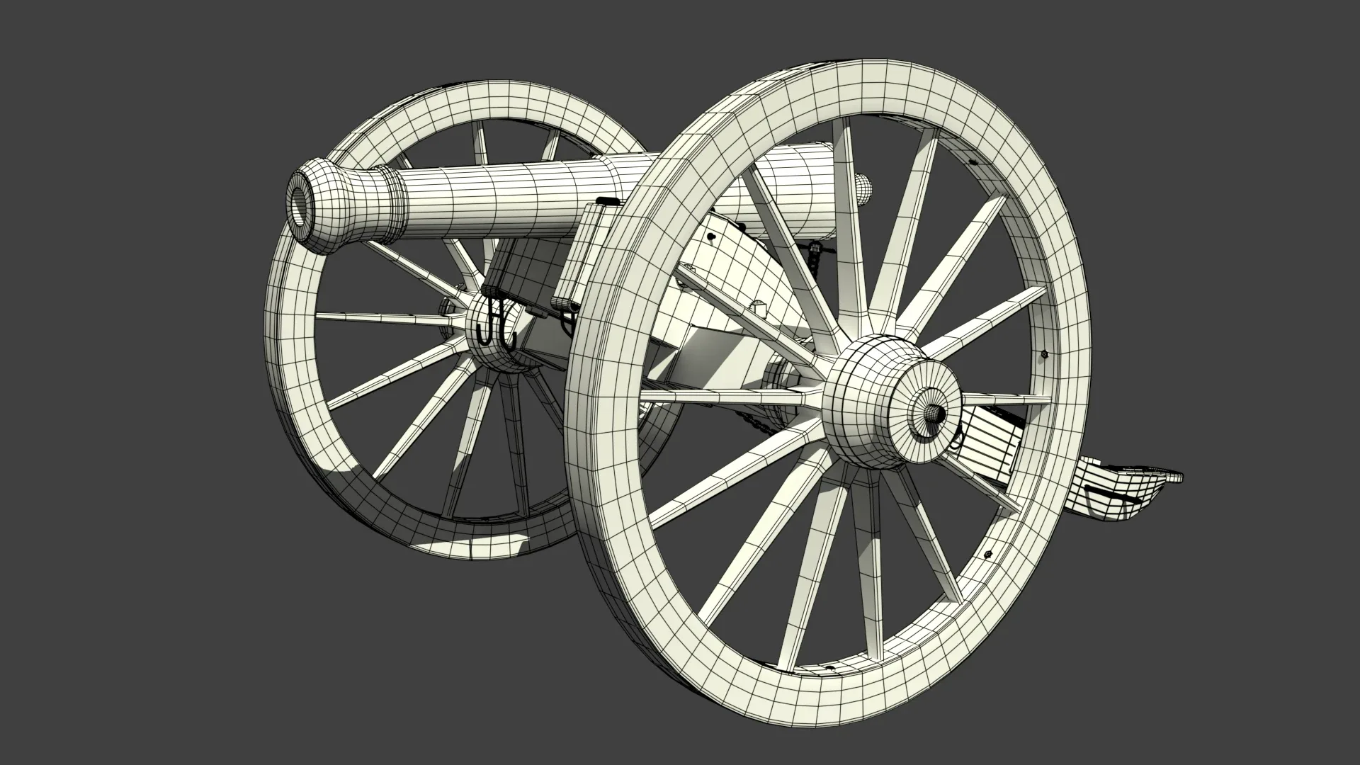 6 Pounder Brass Cannon - Model 1841