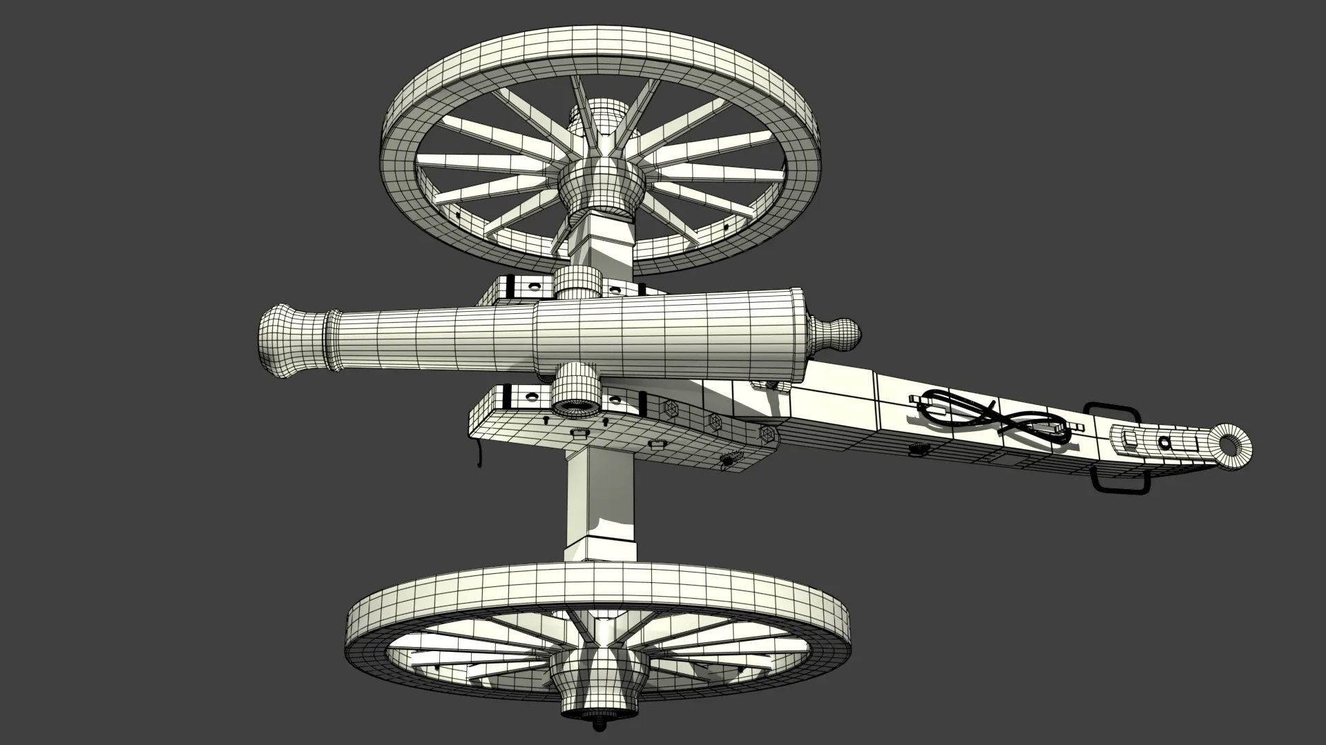 6 Pounder Iron Cannon - Model 1841