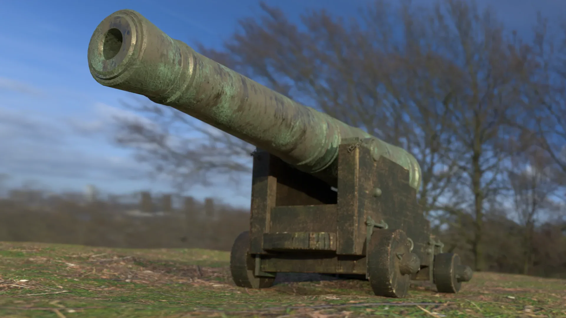 36 Pounder Bronze Naval Cannon