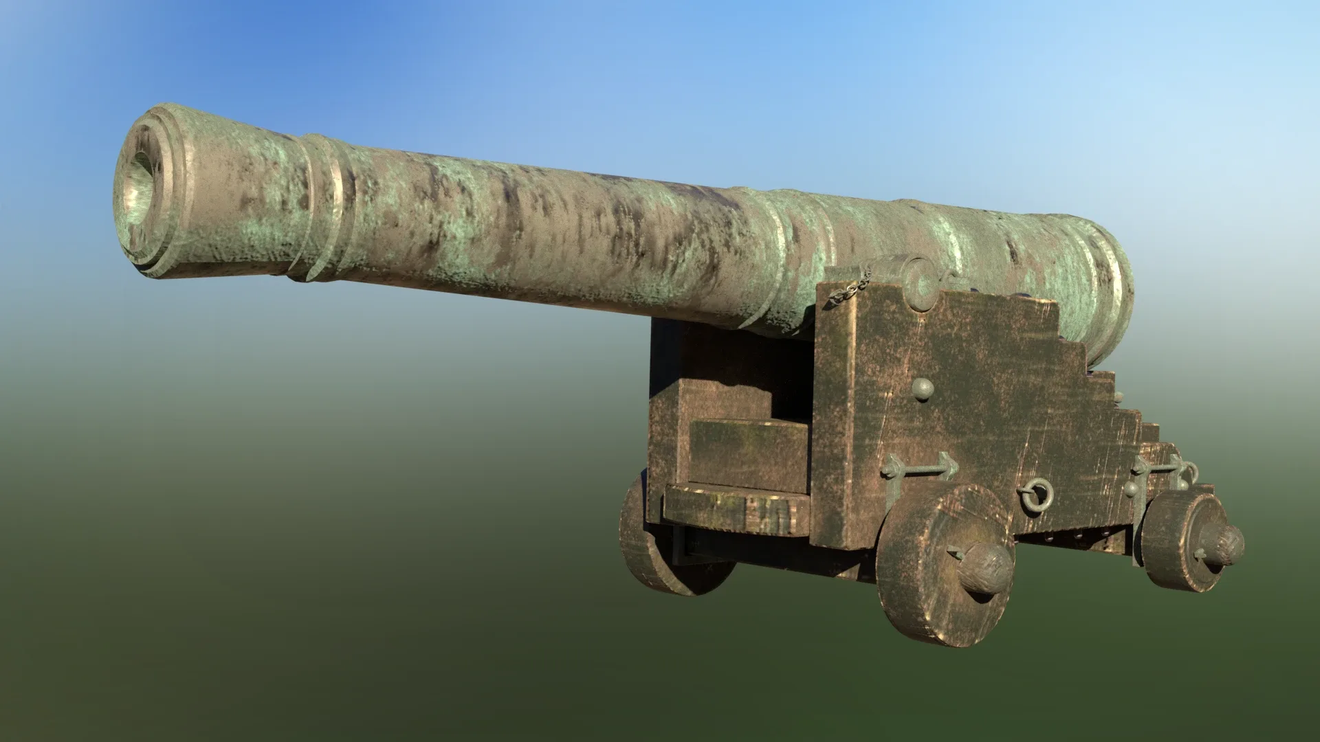 36 Pounder Bronze Naval Cannon