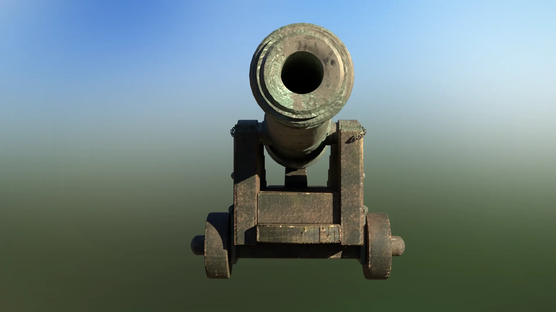 36 Pounder Bronze Naval Cannon