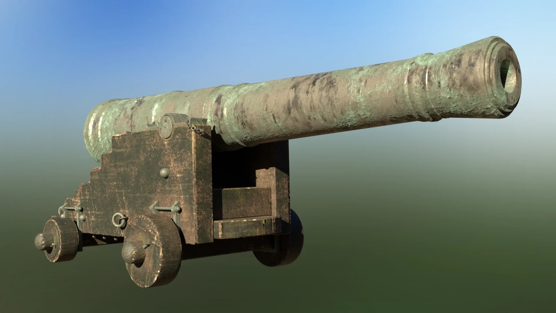 36 Pounder Bronze Naval Cannon