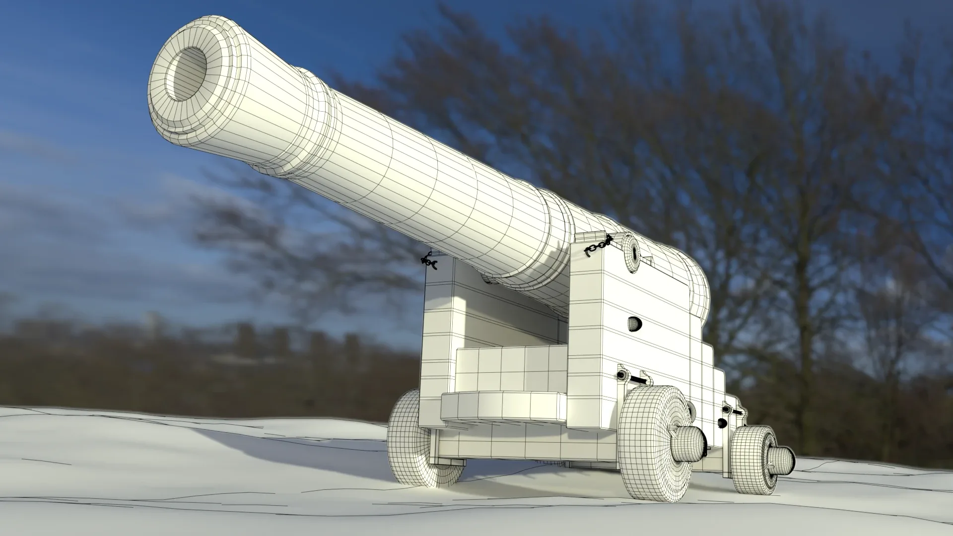 36 Pounder Bronze Naval Cannon