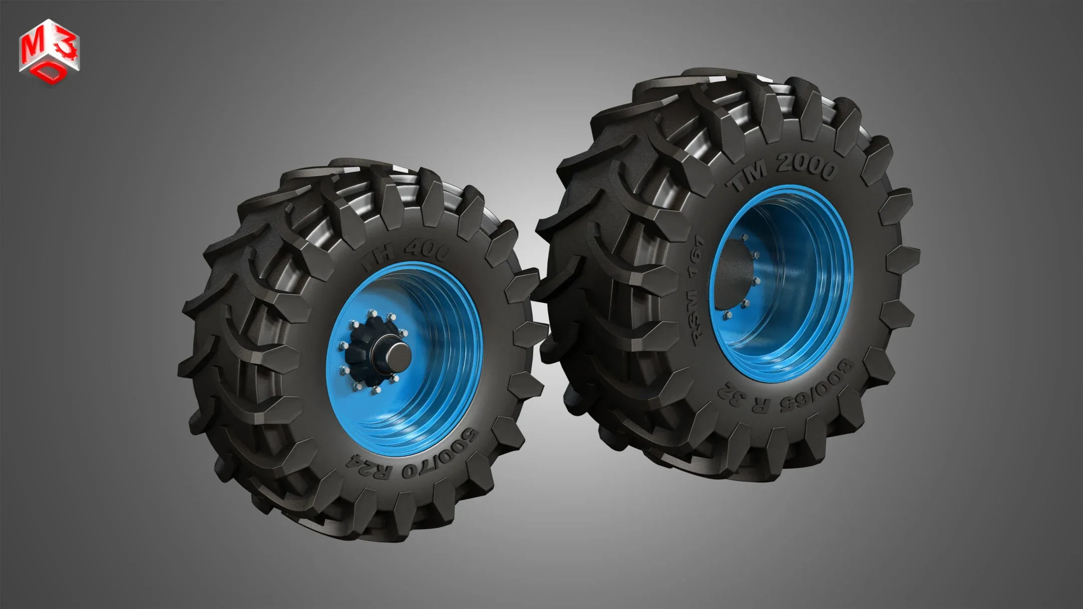 Tractor Tires and Rims - T01