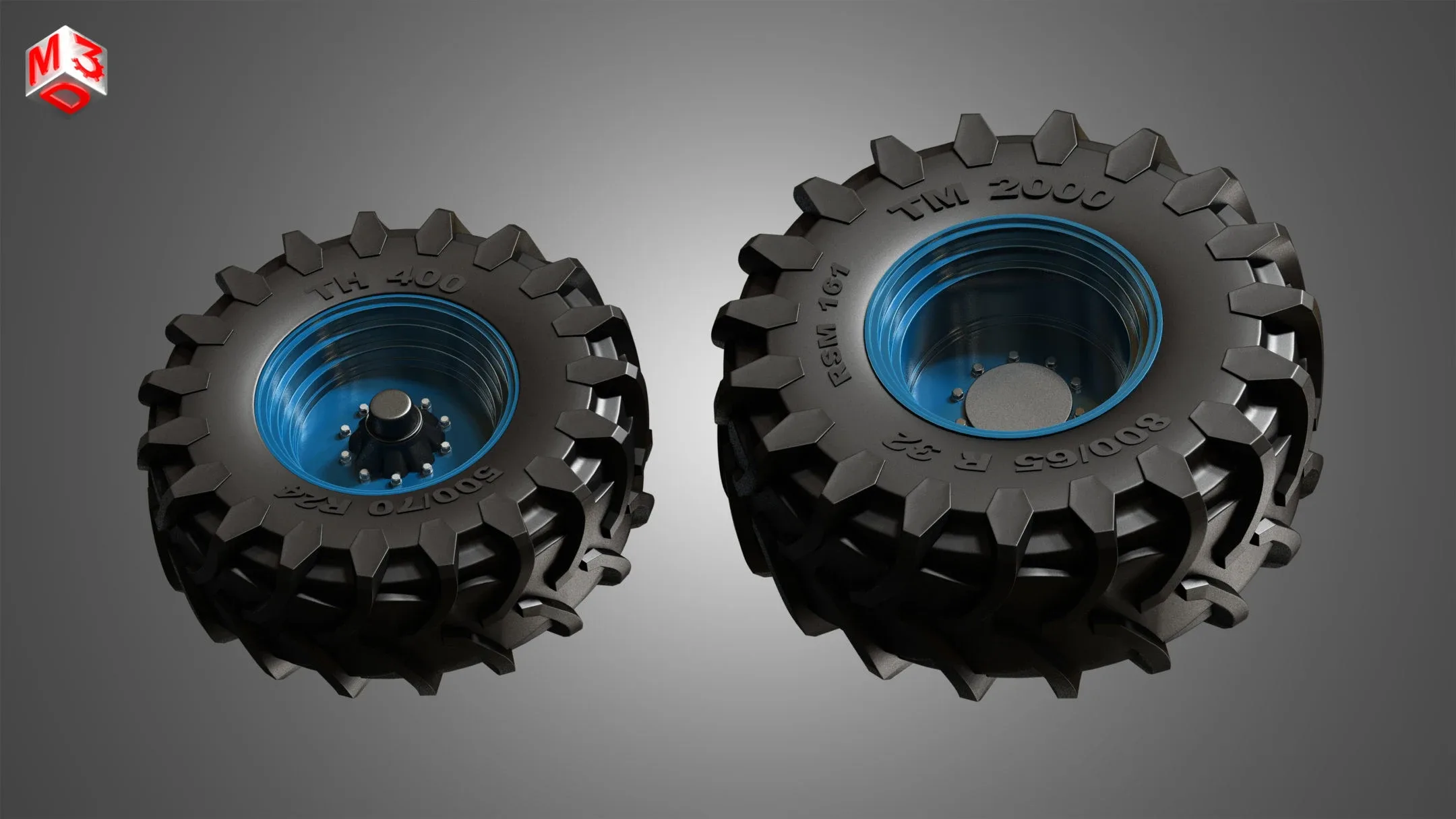 Tractor Tires and Rims - T01