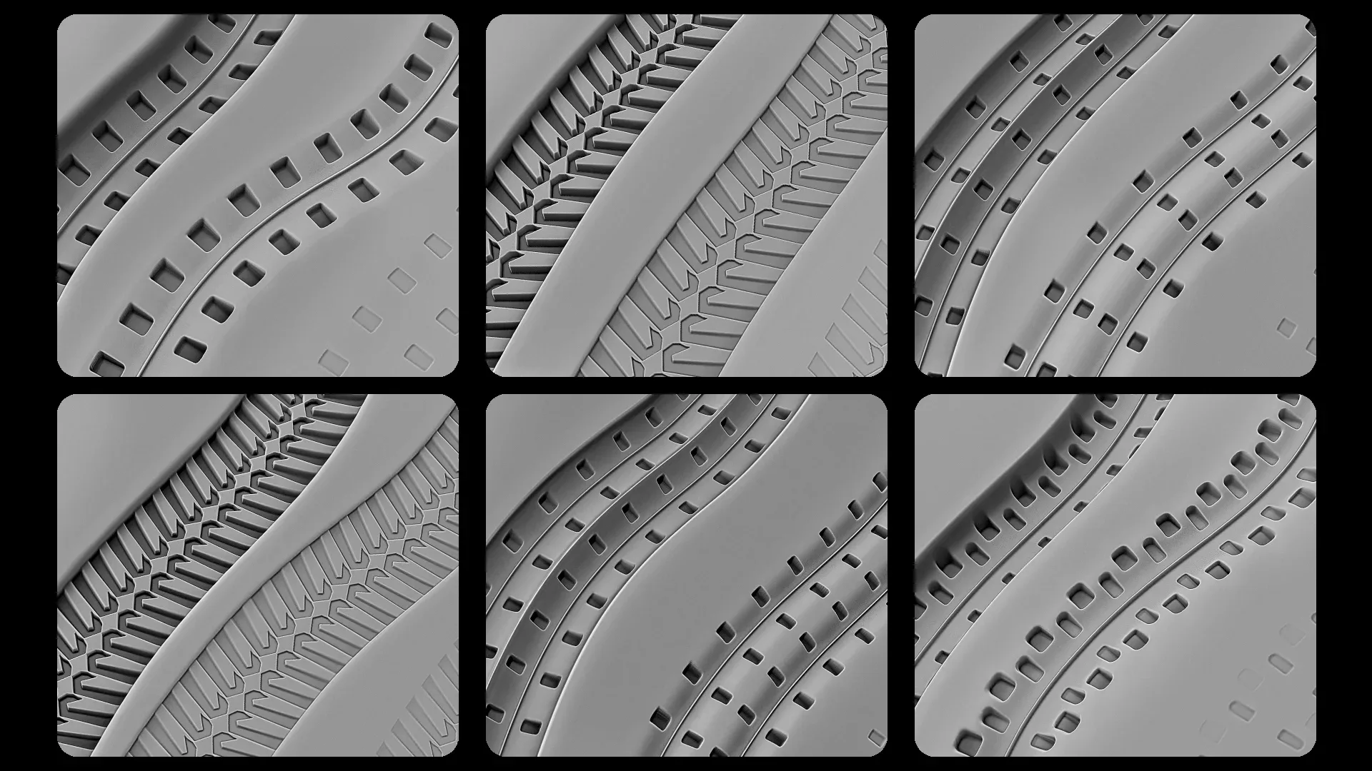 Zbrush Tyre Tracks Vol.1