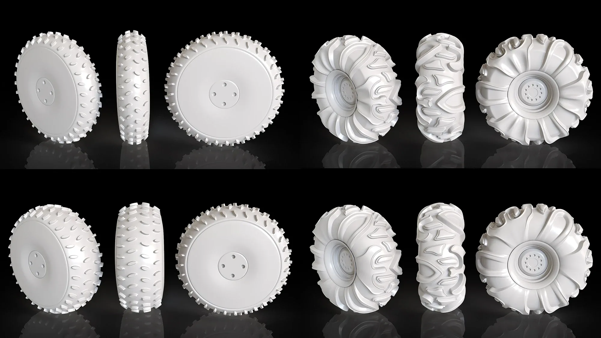 Zbrush Wheels Vol.1 + 3d models