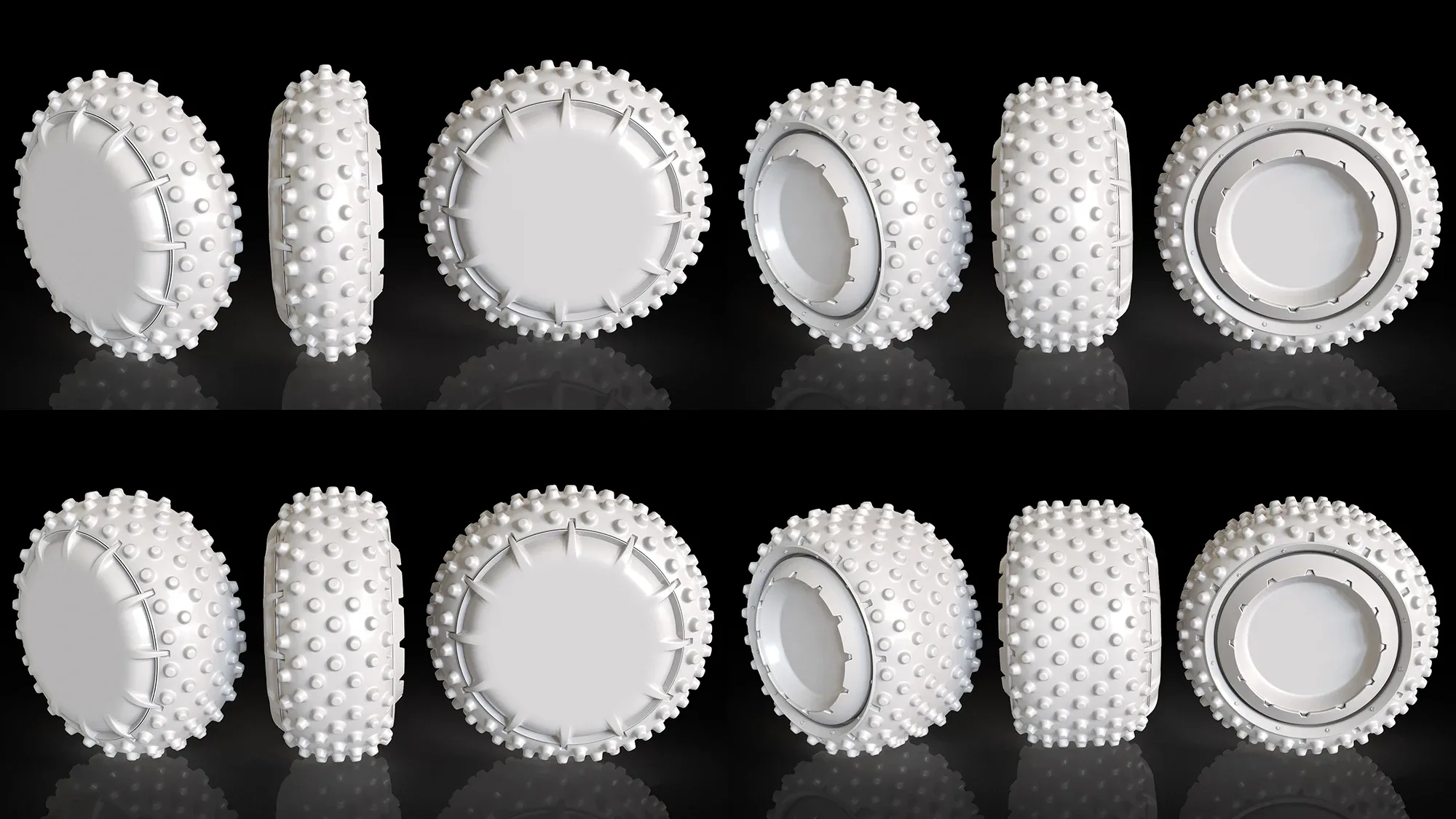 Zbrush Wheels Vol.1 + 3d models