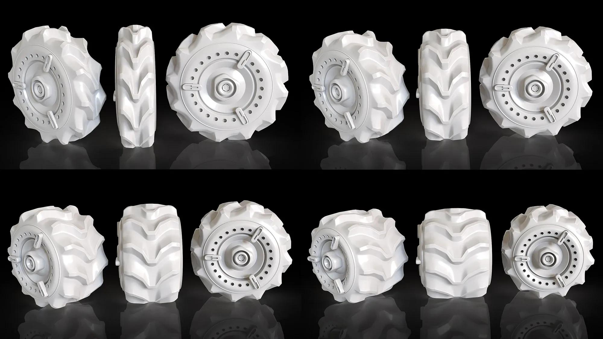 Zbrush Wheels Vol.1 + 3d models