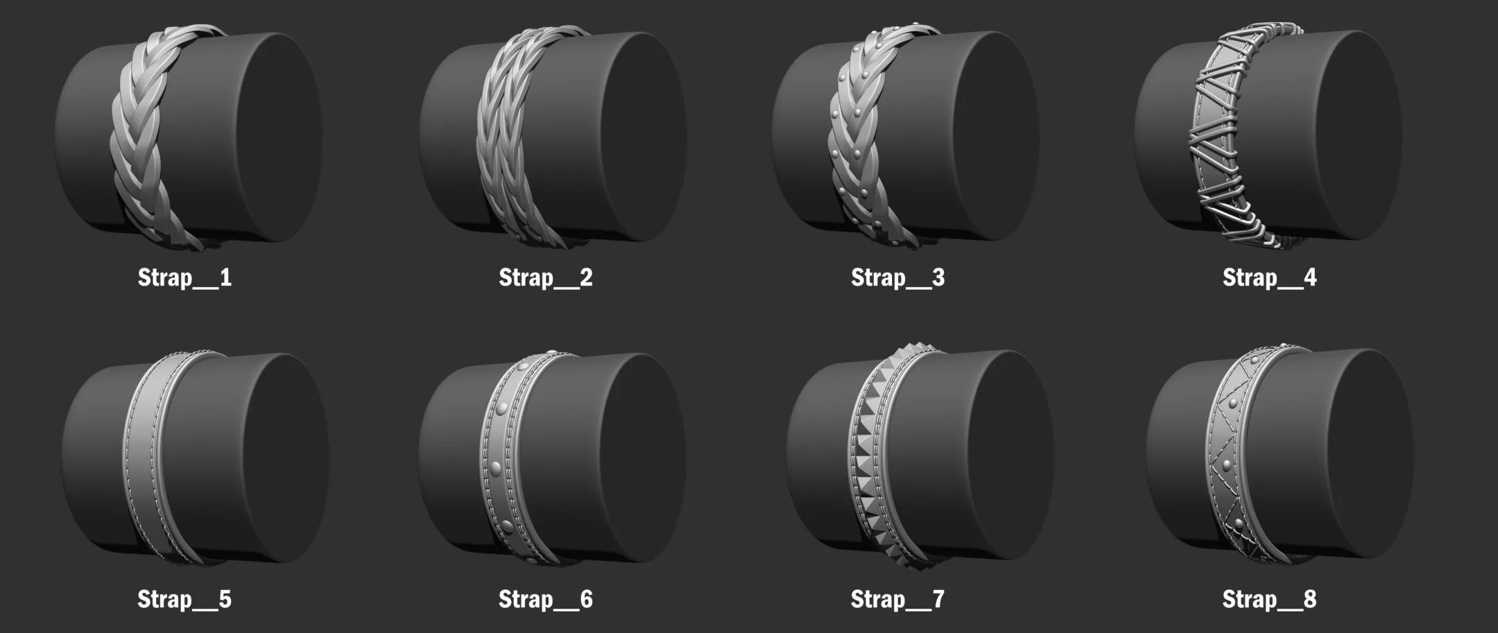 30 IMM Belt / Strap Brush for Zbrush