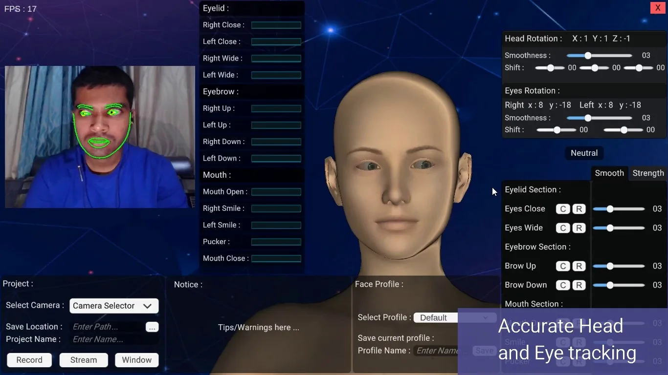 AI Face - Markerless Facial Mocap for blender