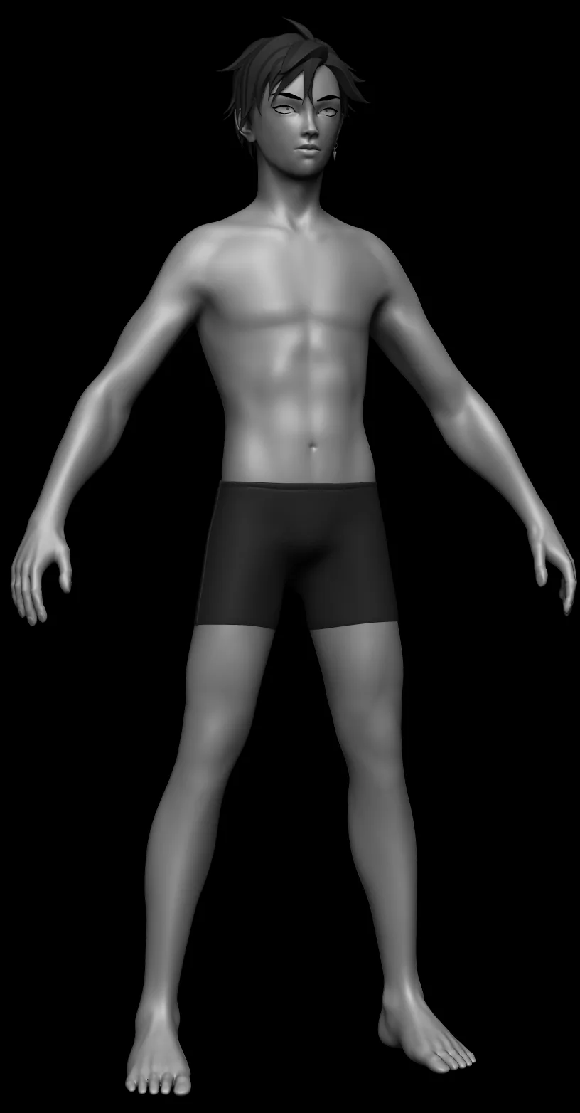 Anime Male Basemesh