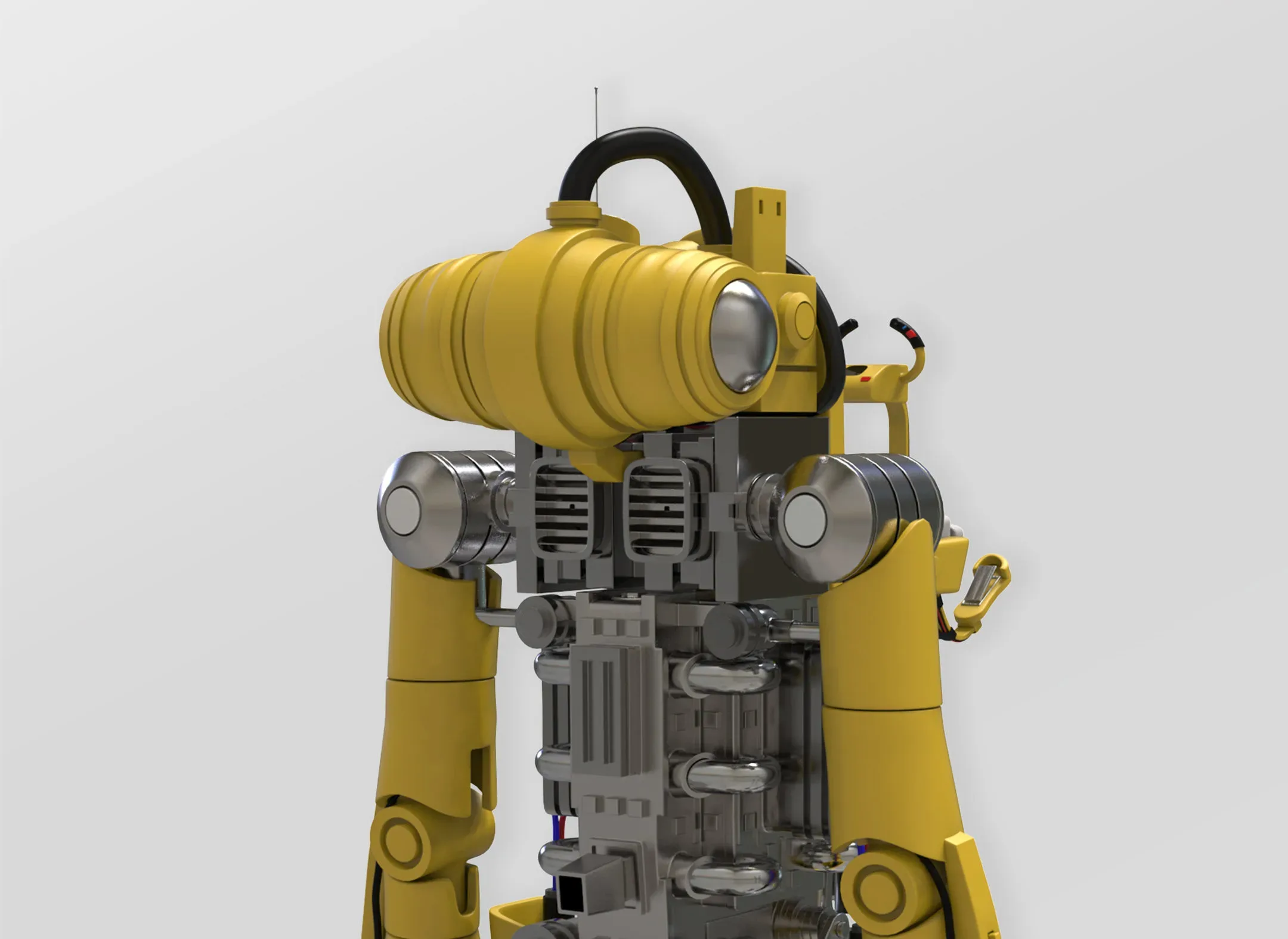 Robot Character 3D Model