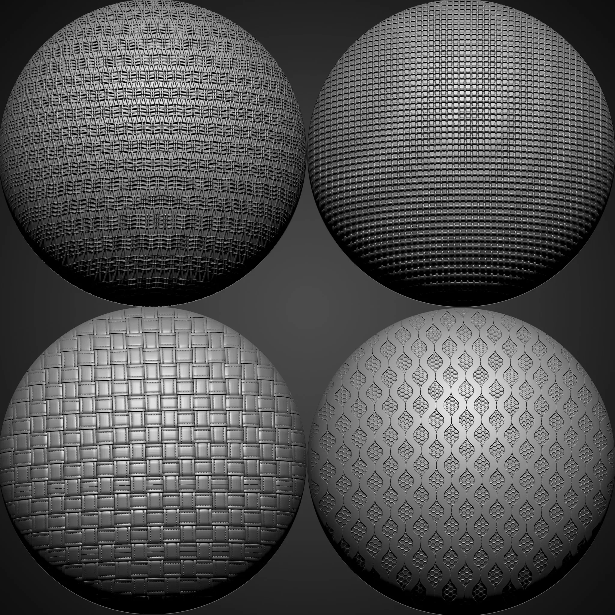 45 Fabric Alphas (Seamless & Tileable)