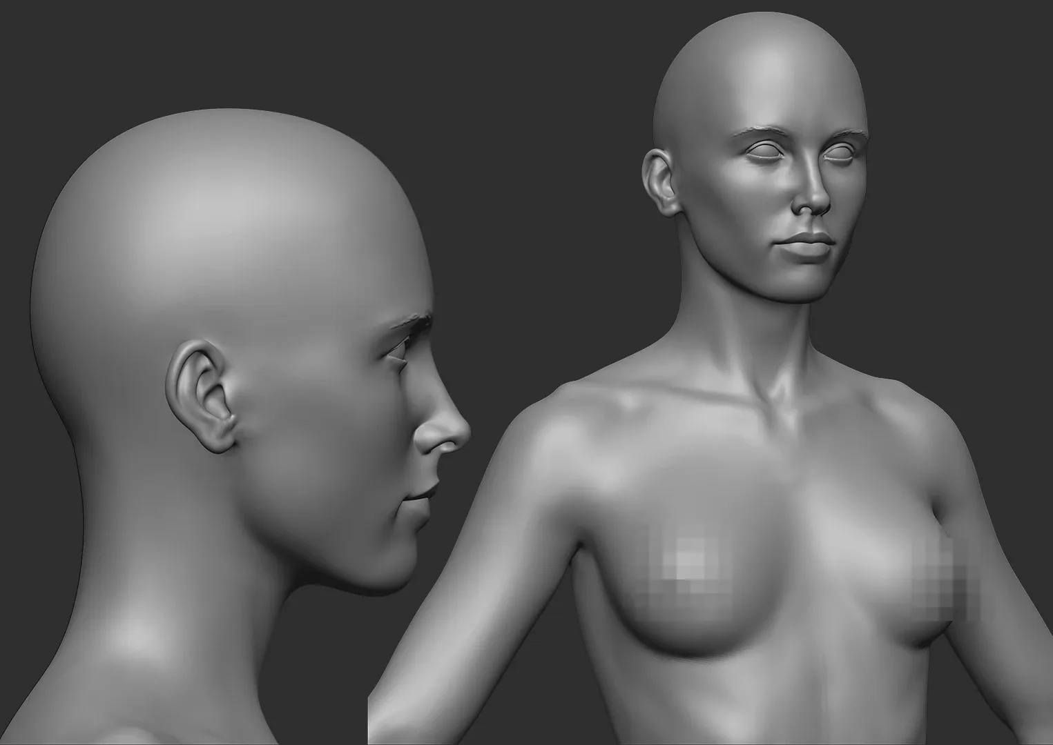 Realistic Female Body