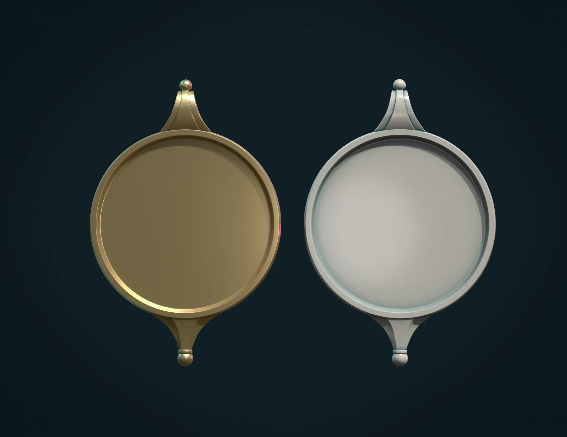 Empty Pendant III - 3D Print Ready