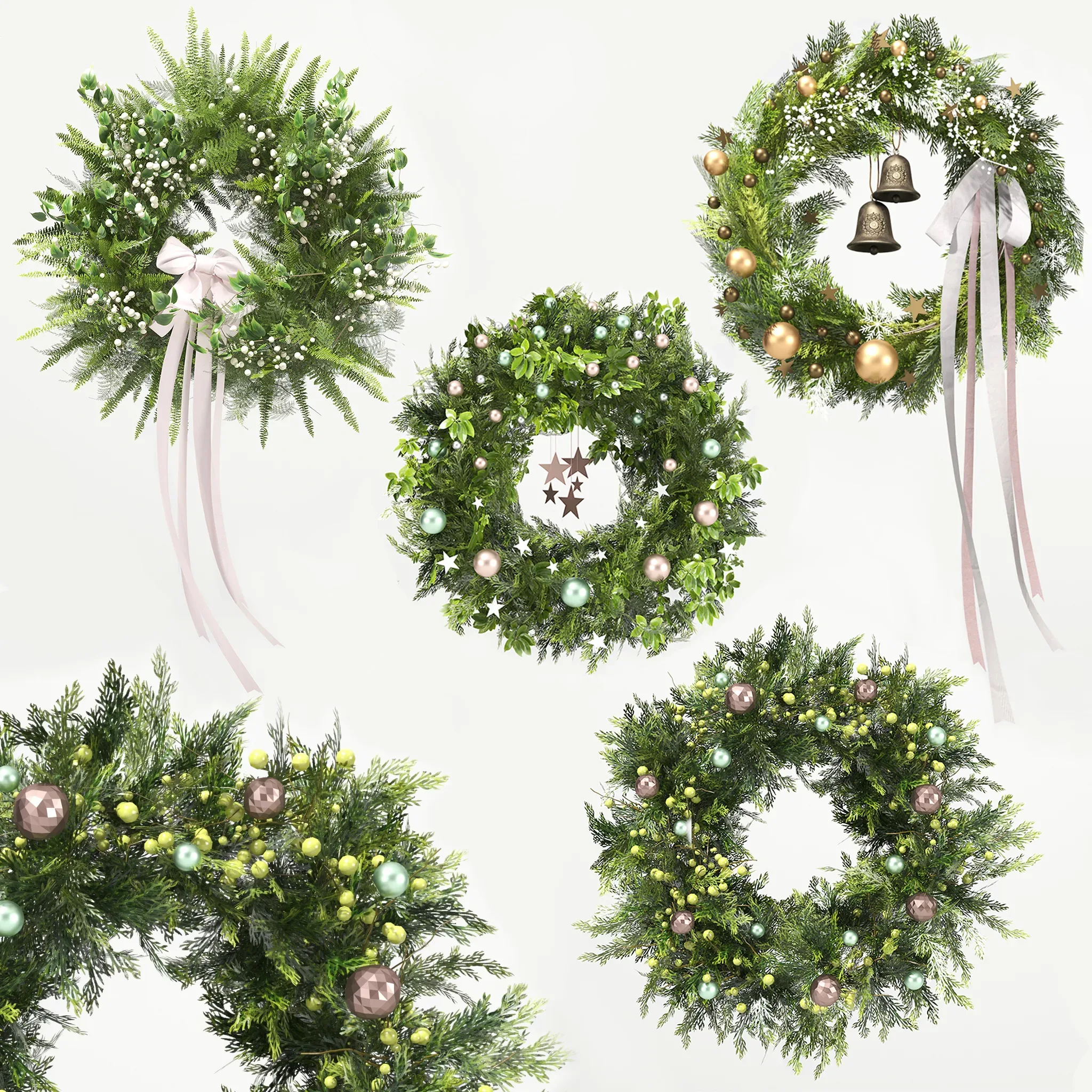 Christmas Decoration 02 - Green Wreath