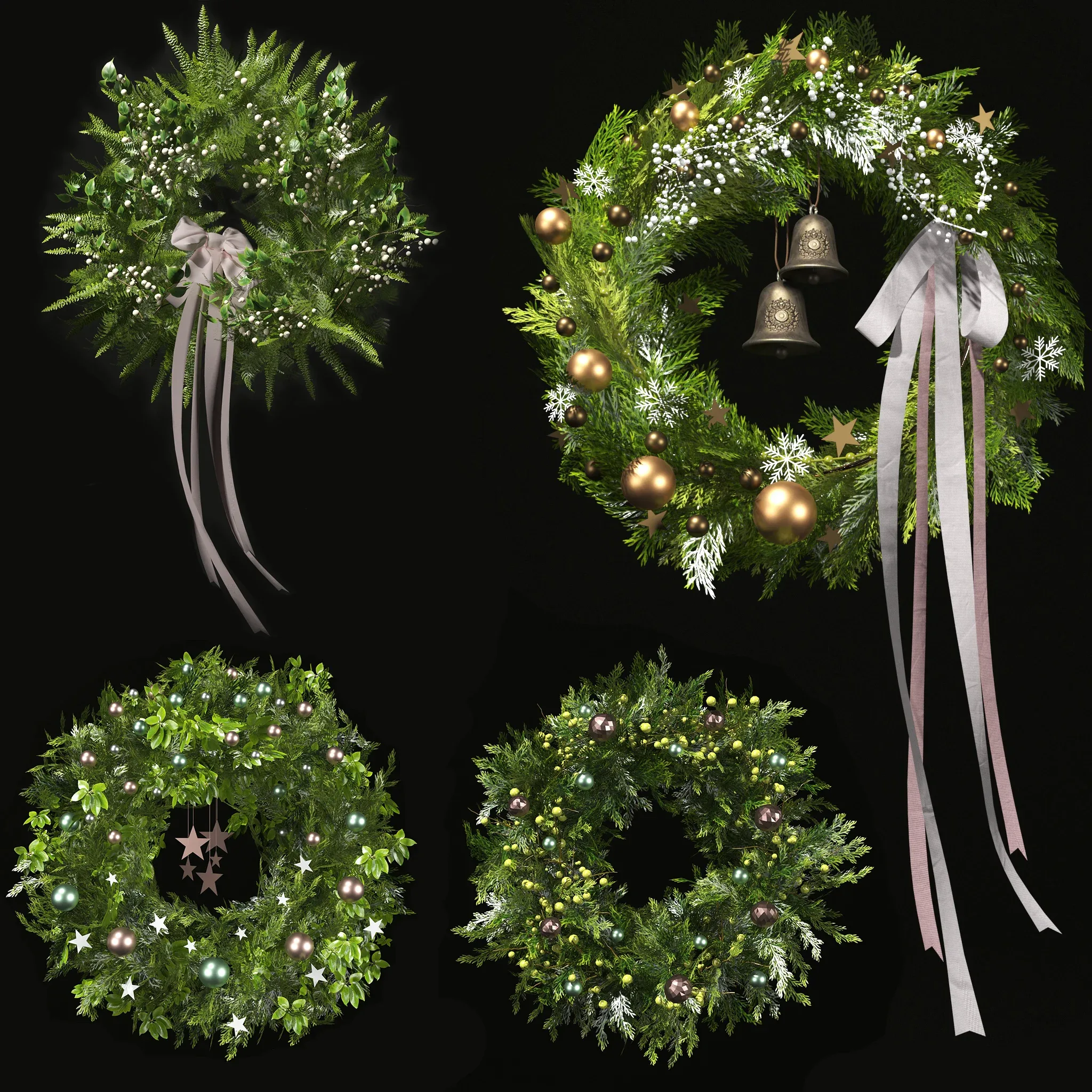 Christmas Decoration 02 - Green Wreath