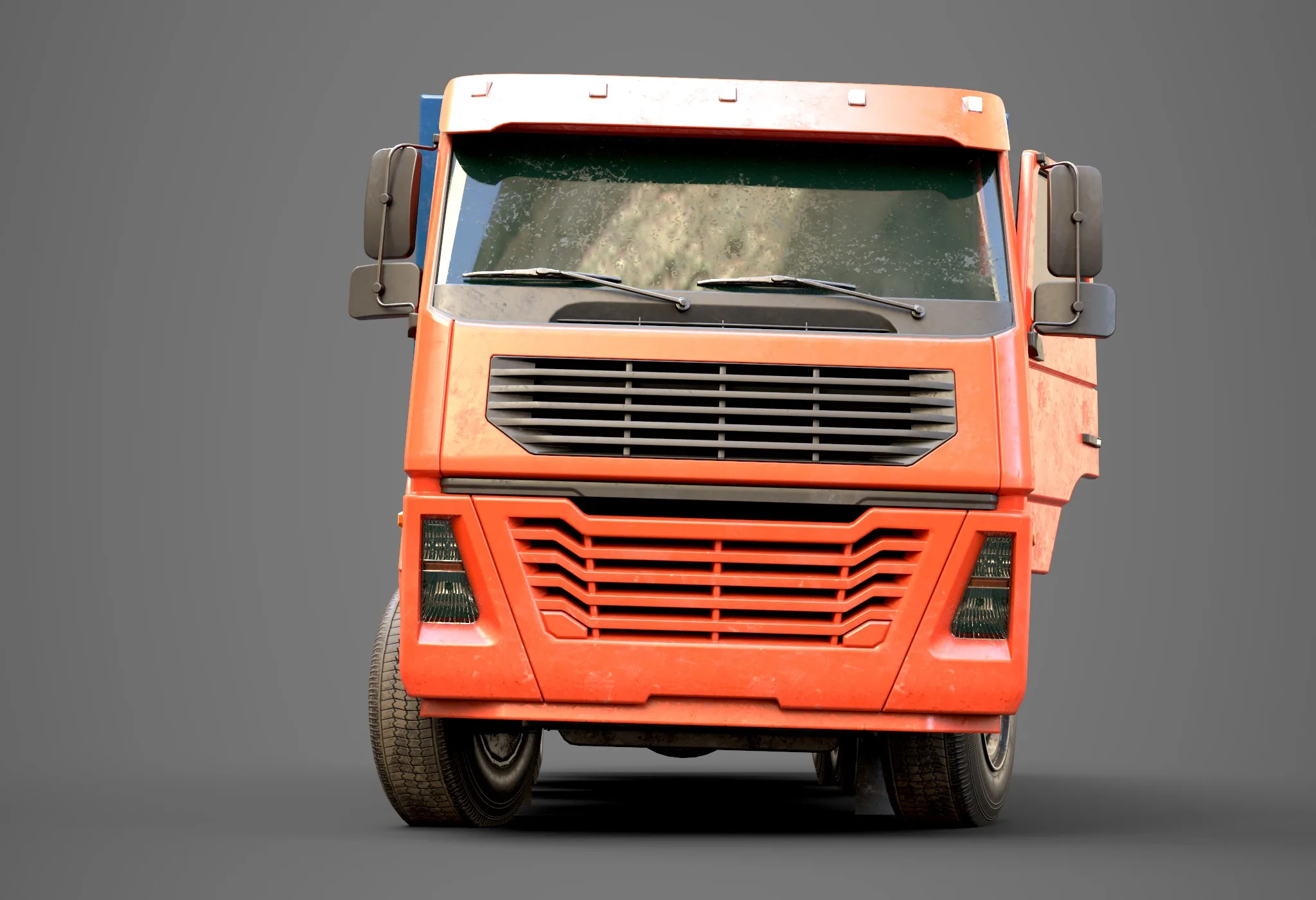 Lowpoly Dump Truck Vehicle