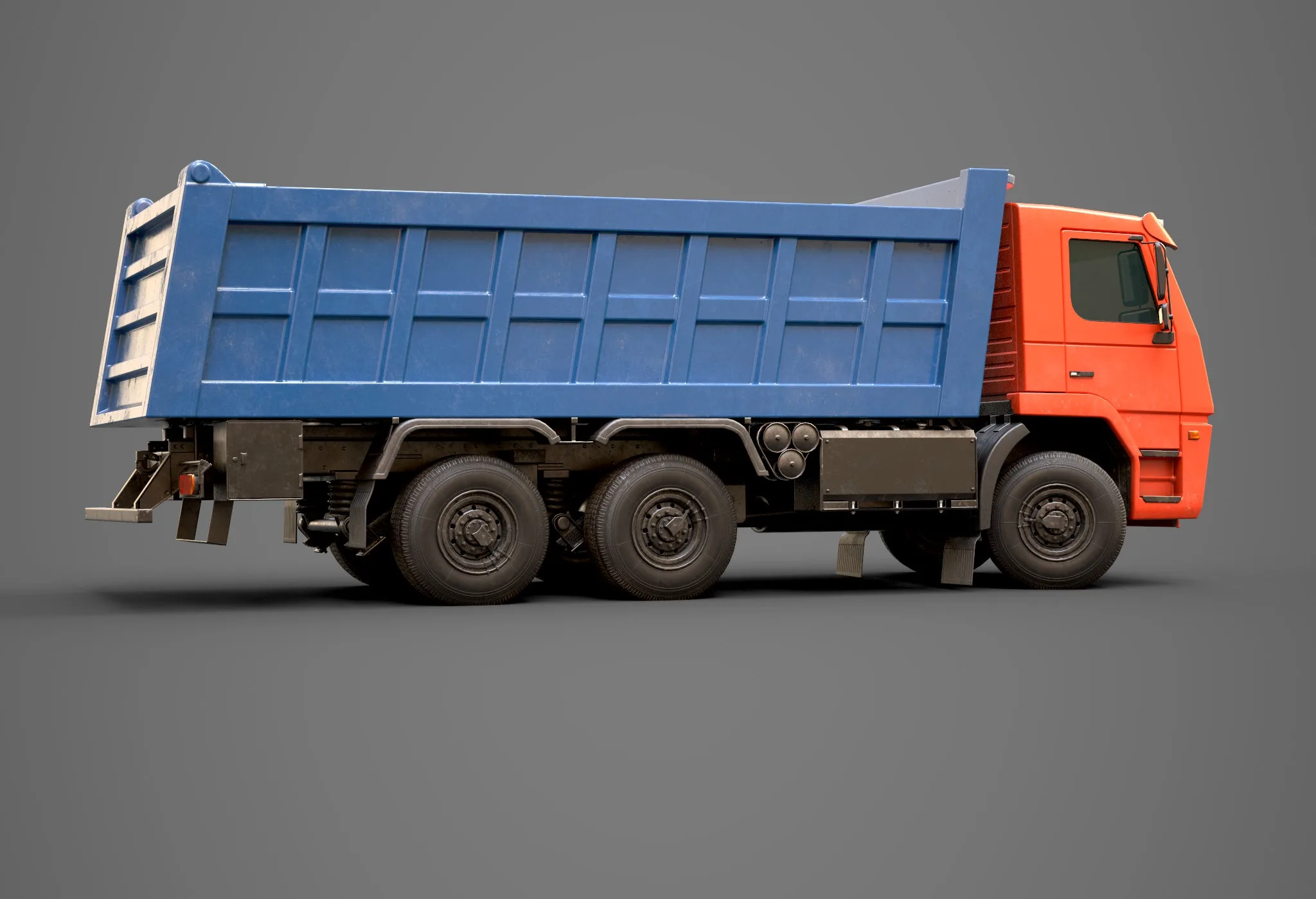 Lowpoly Dump Truck Vehicle