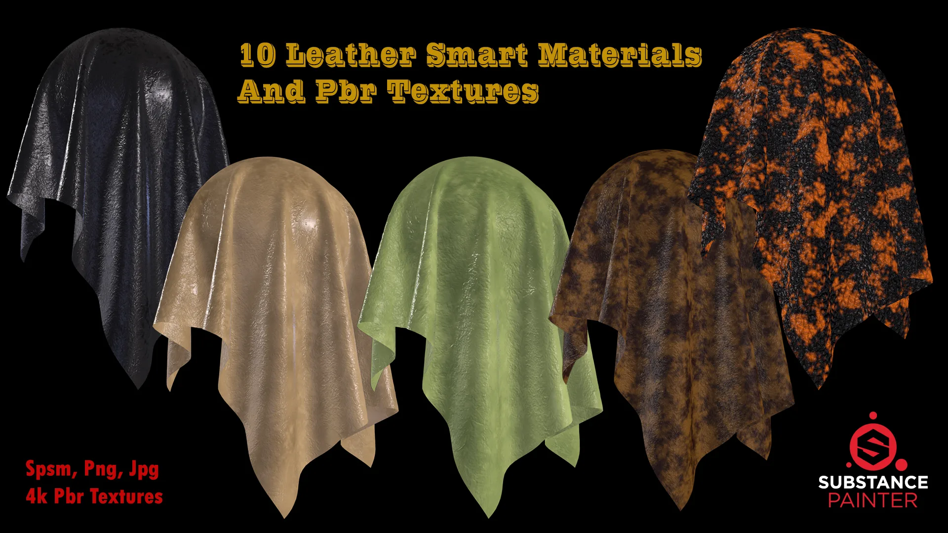 10 Leather Smart Materials and PBR Textures