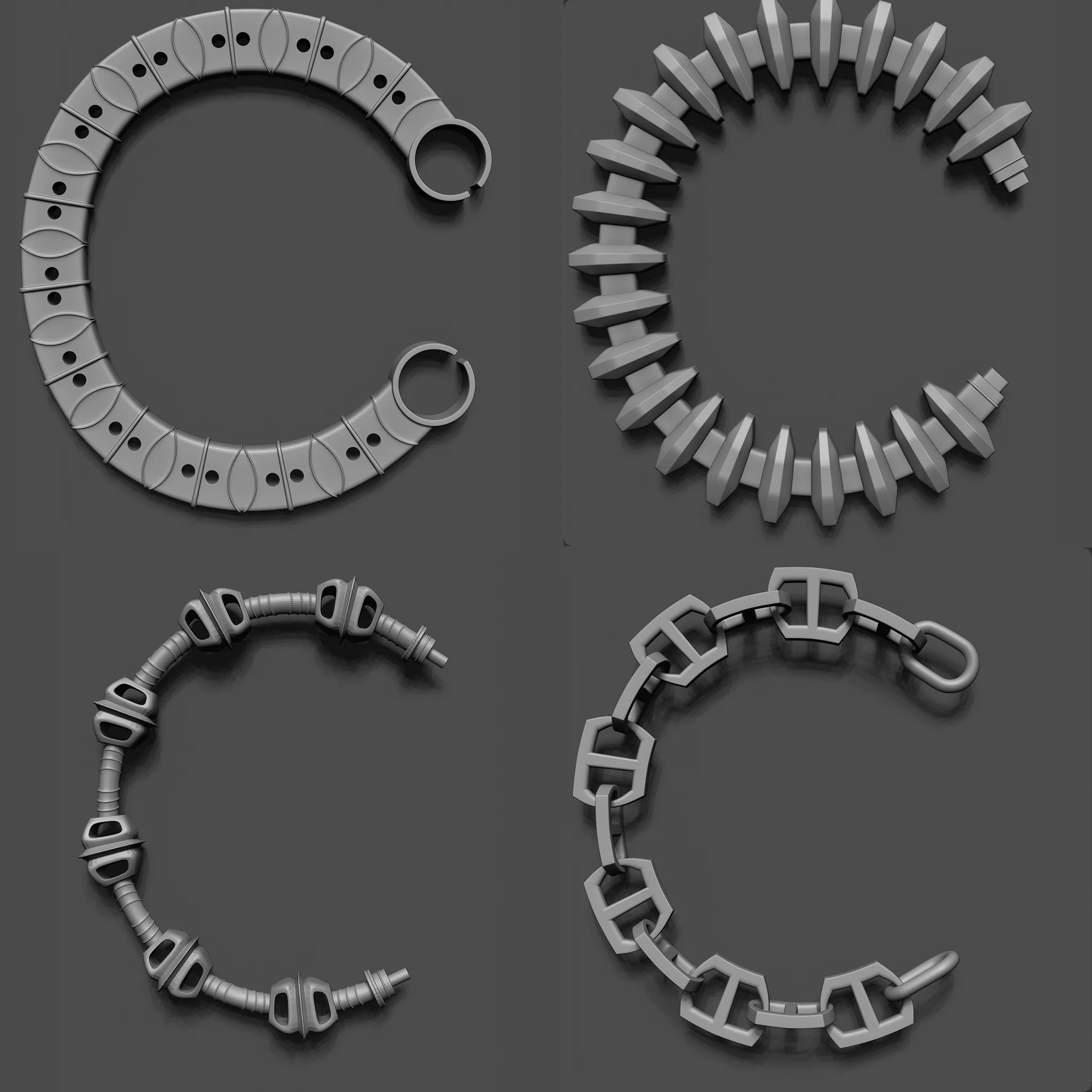 100 Sci-Fi IMM Curve Brushe's VOL 2 ( Hoses And Tubes And Cables And Chains )