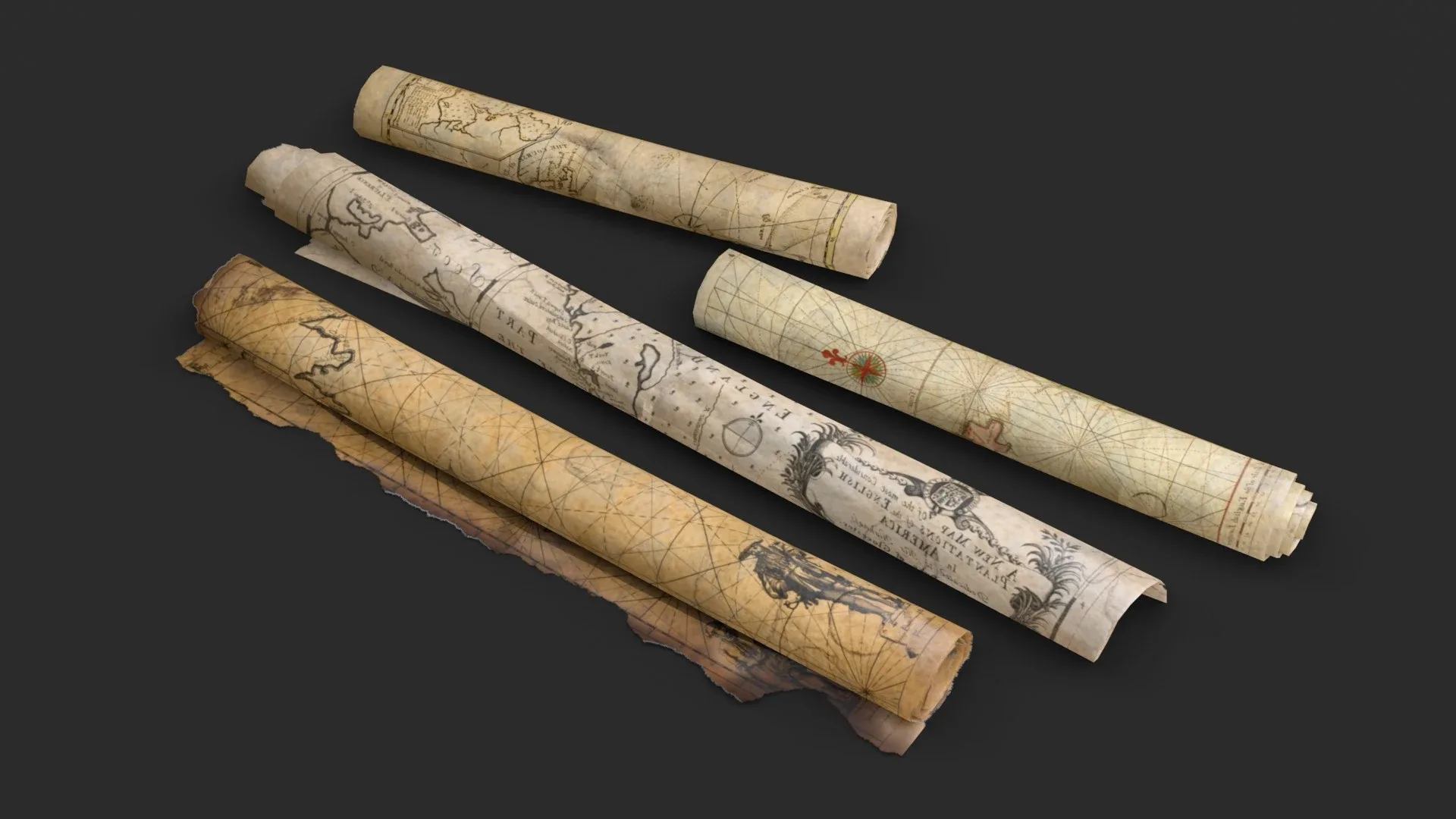 Old Caribbean Maps - FlippedNormals