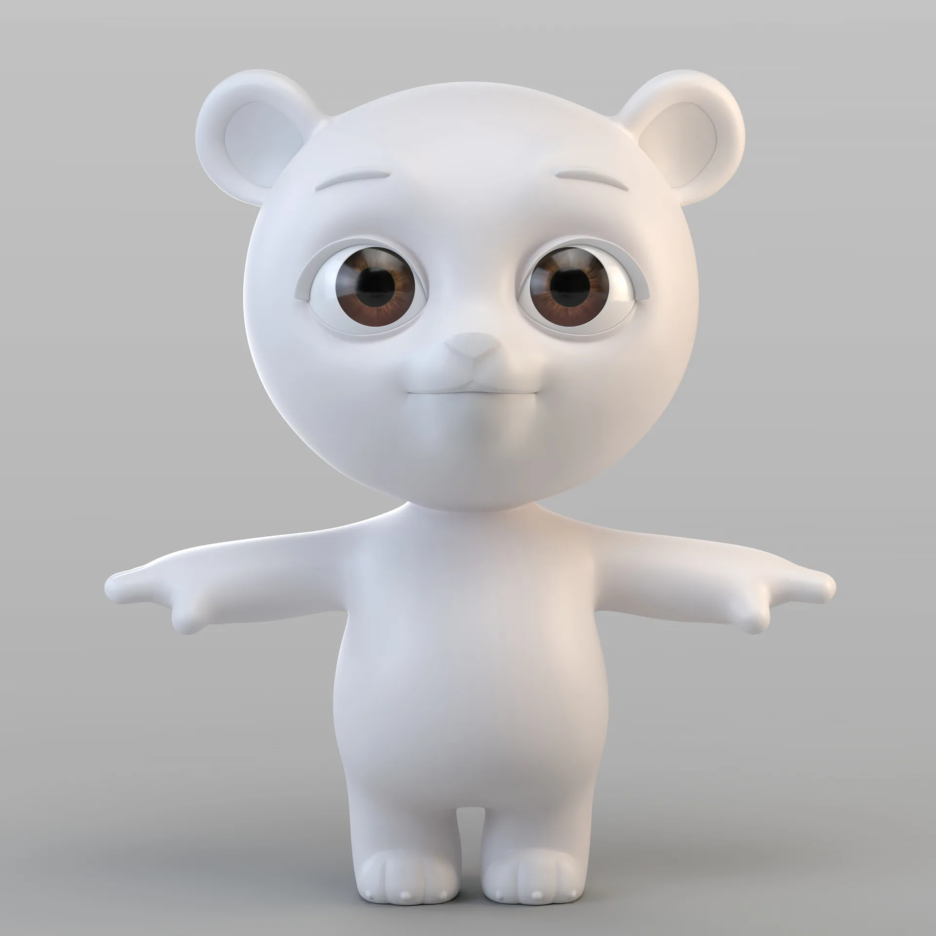 Cartoon Biped Bear