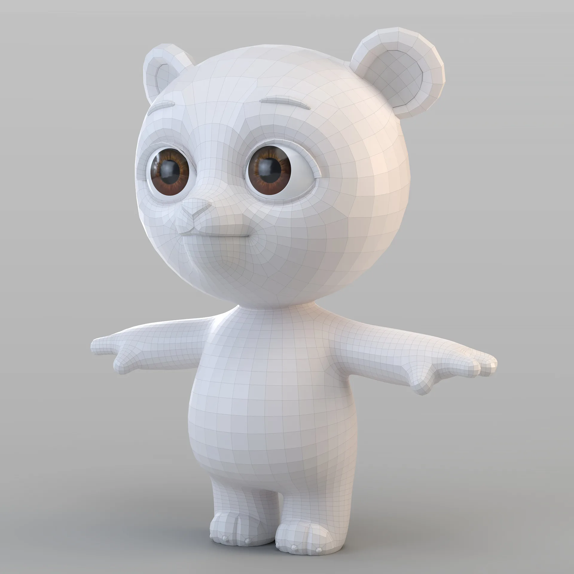 Cartoon Biped Bear