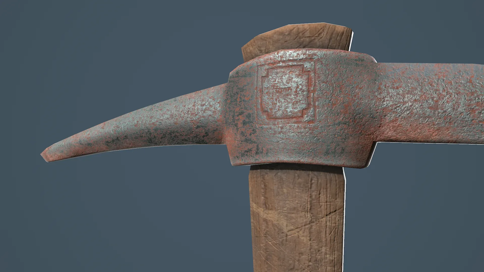 Old Rusty Pickaxe