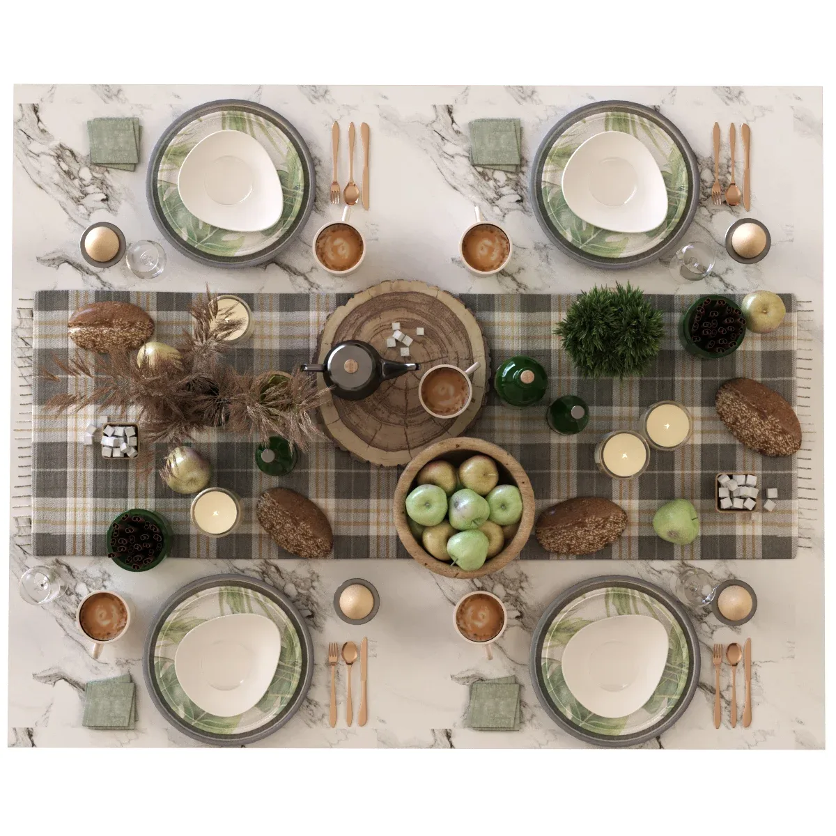 Breakfast Table Set 001