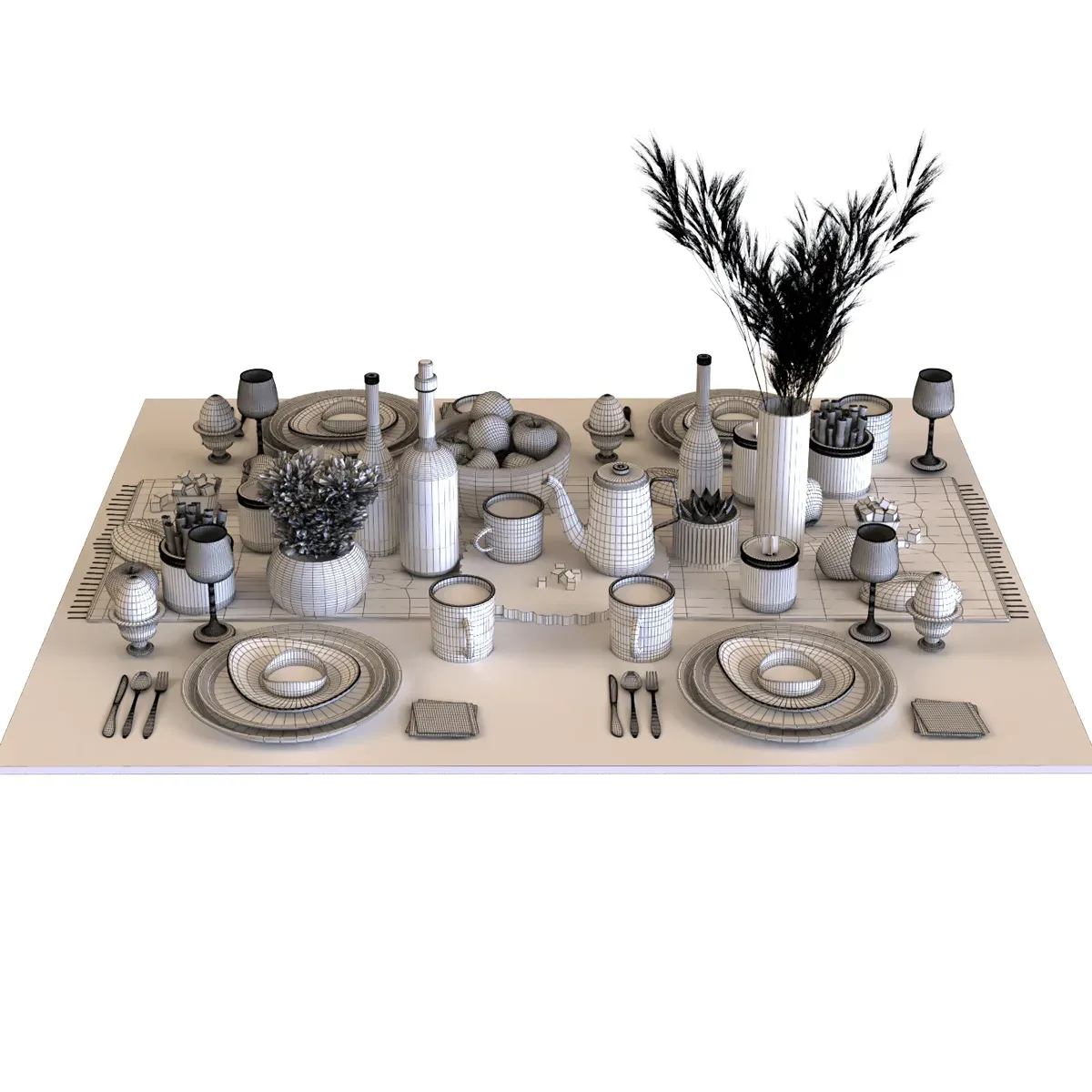 Breakfast Table Set 001