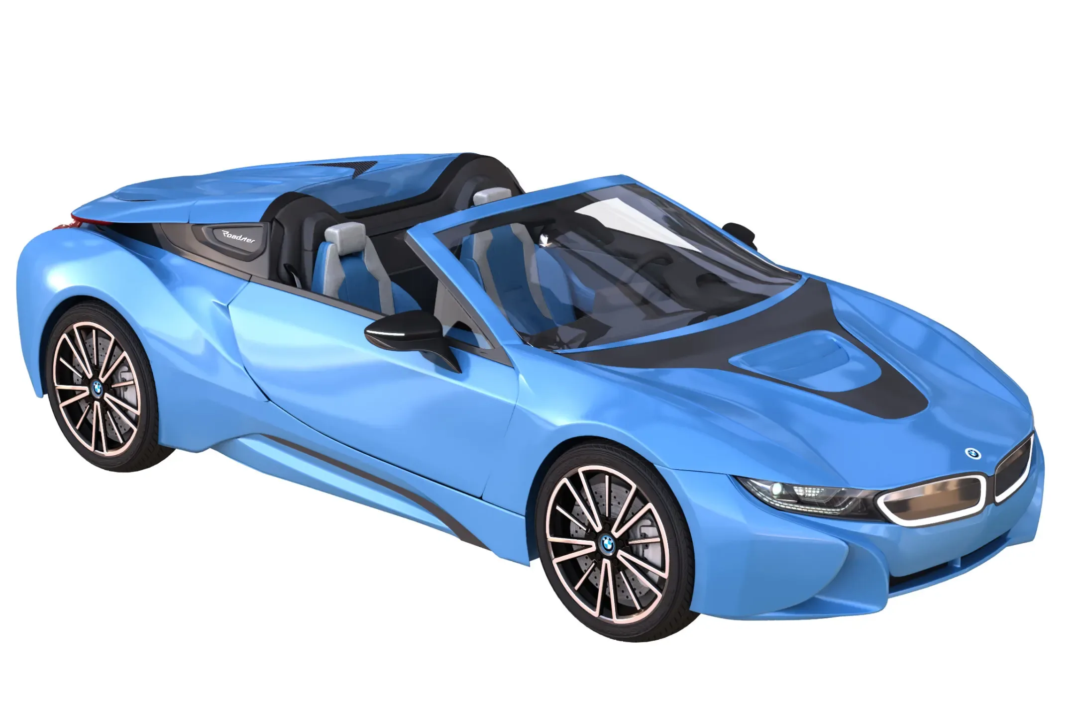 BMW i8 Roadster Blue