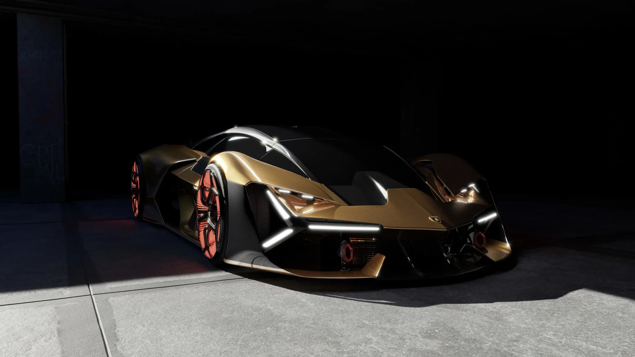 Lamborghini Terzo Millennio - Garage Location