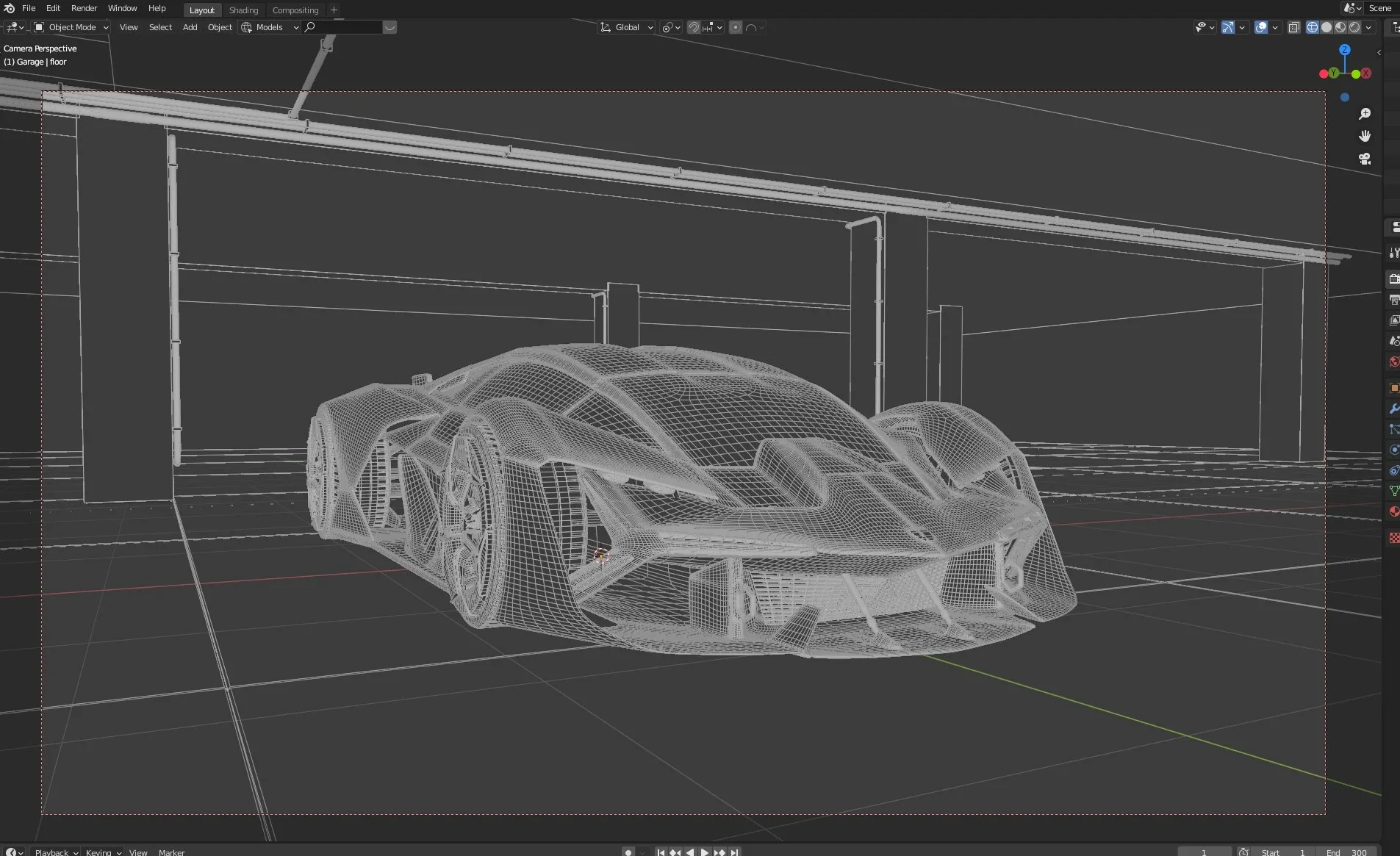 Lamborghini Terzo Millennio - Garage Location