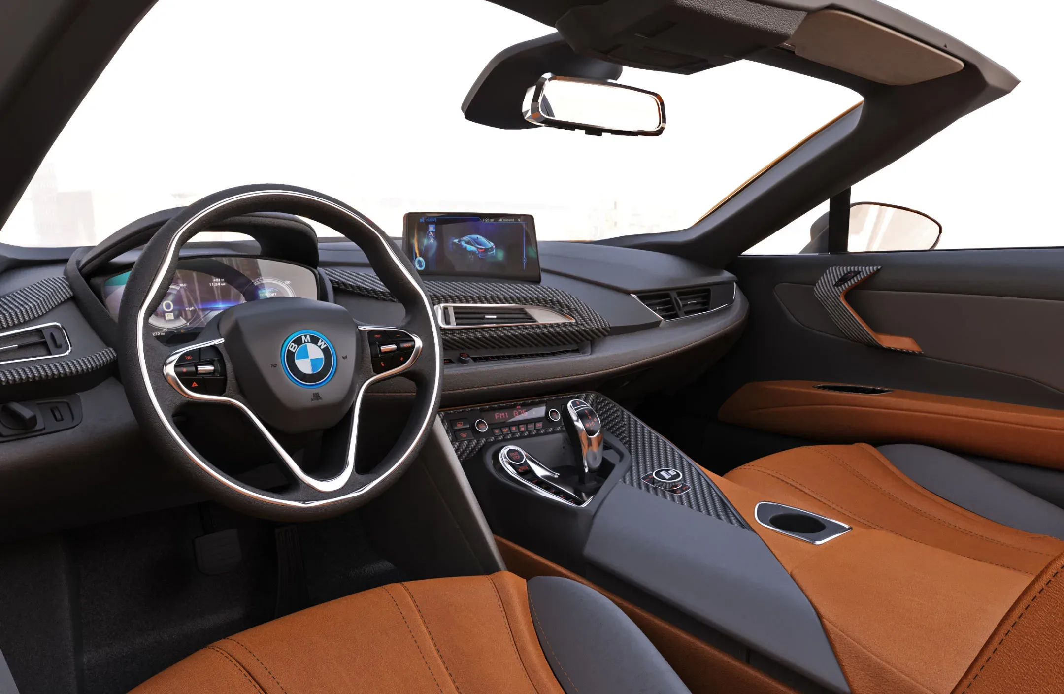 BMW i8 Roadster Orange