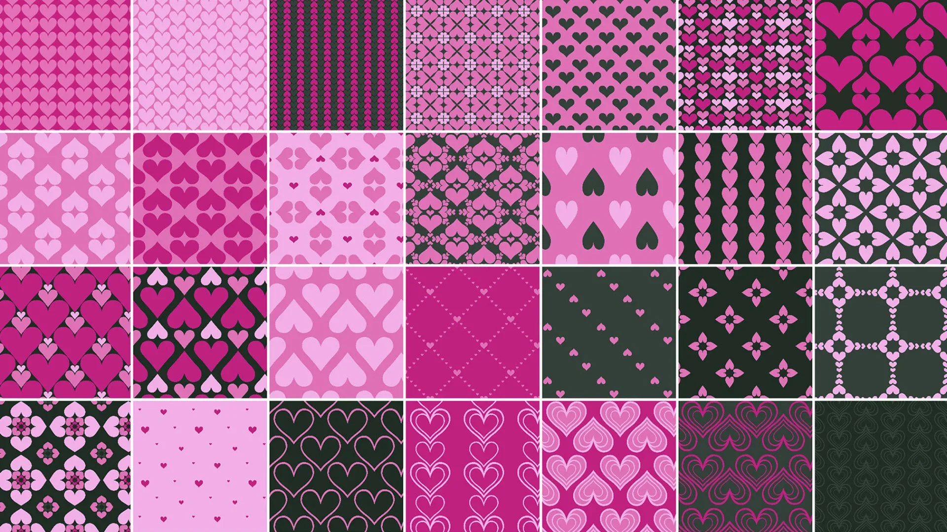 Valentine Pattern Set