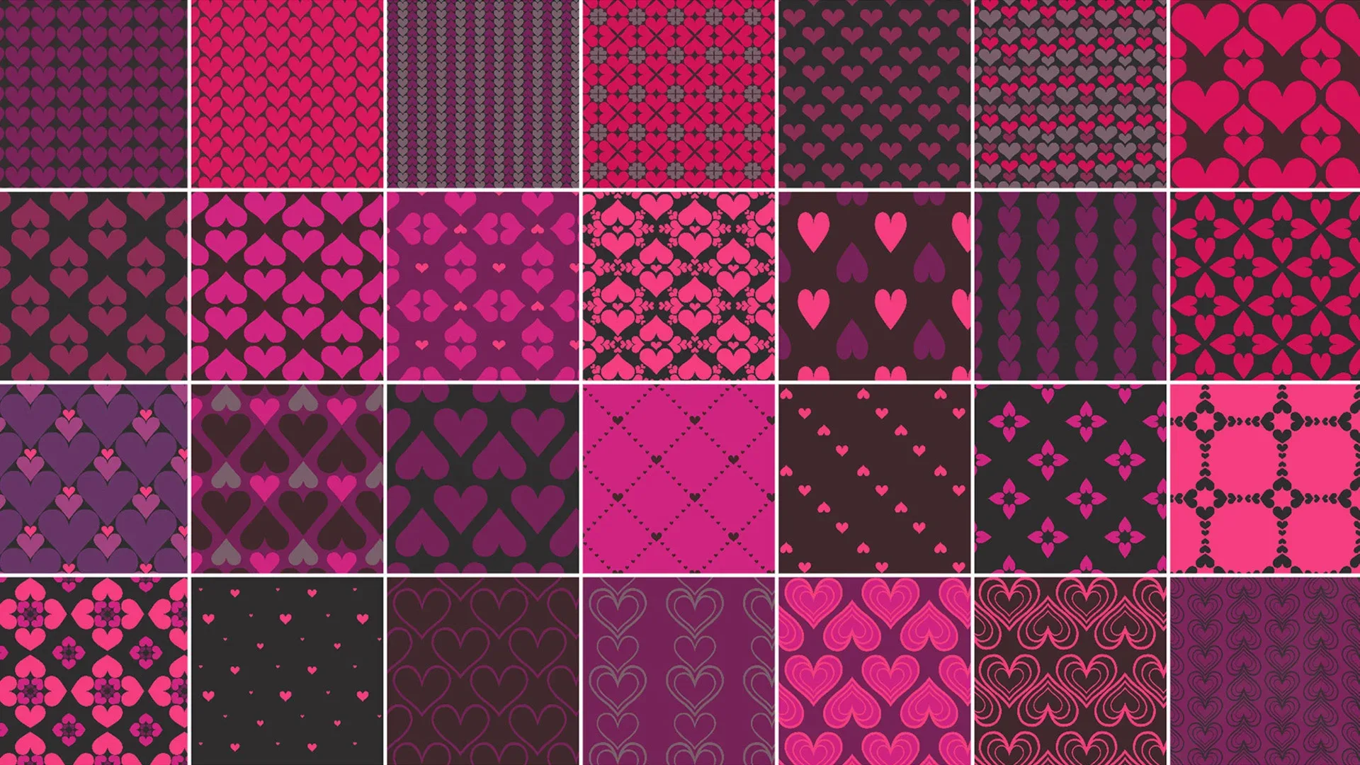 Valentine Pattern Set
