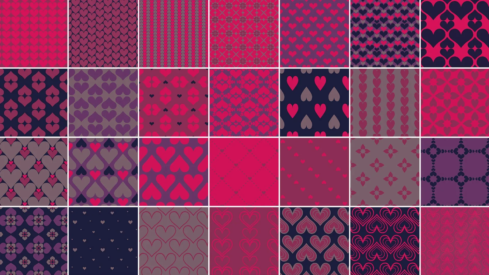 Valentine Pattern Set