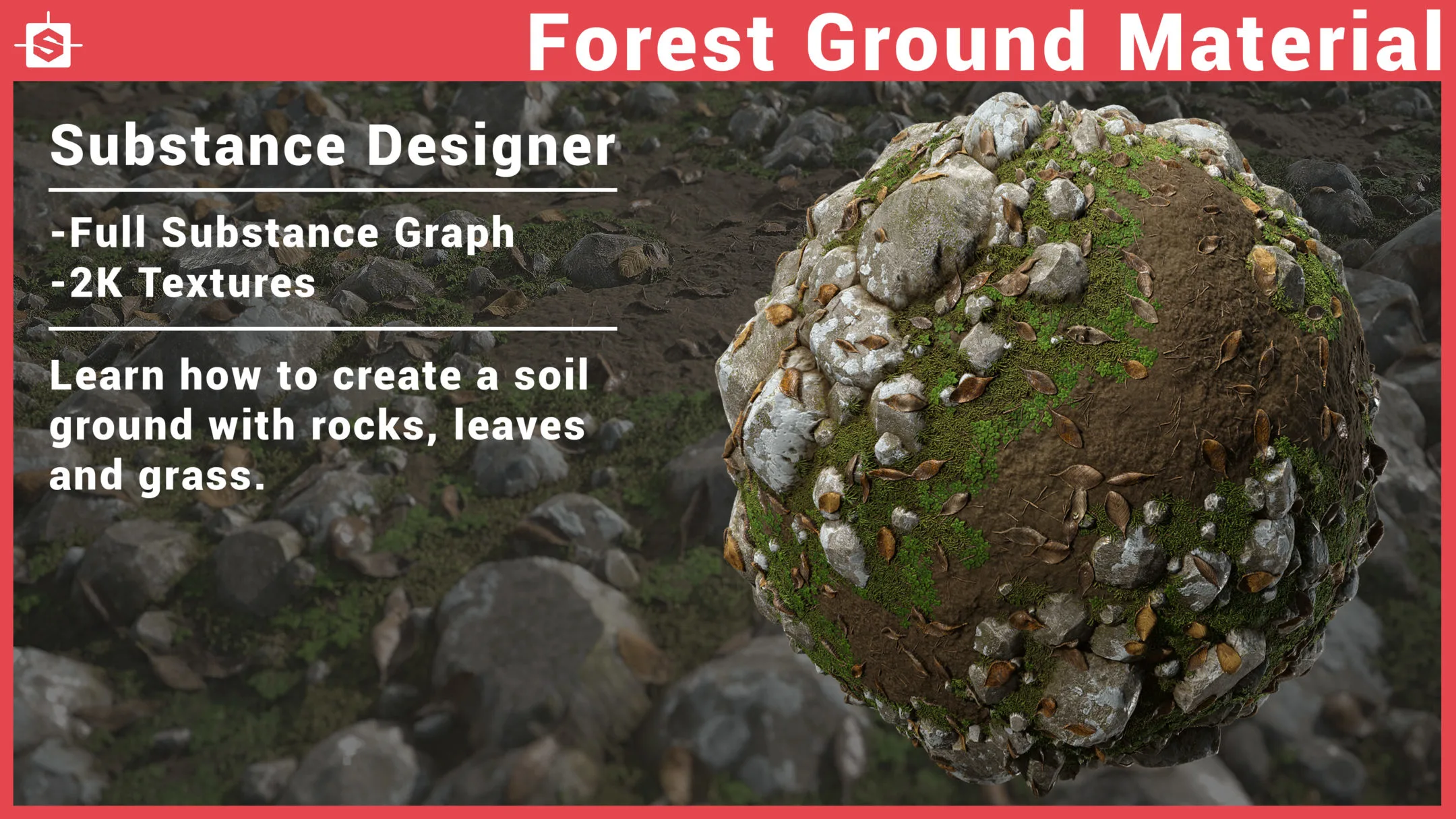 Forest Ground Material - Substance Designer