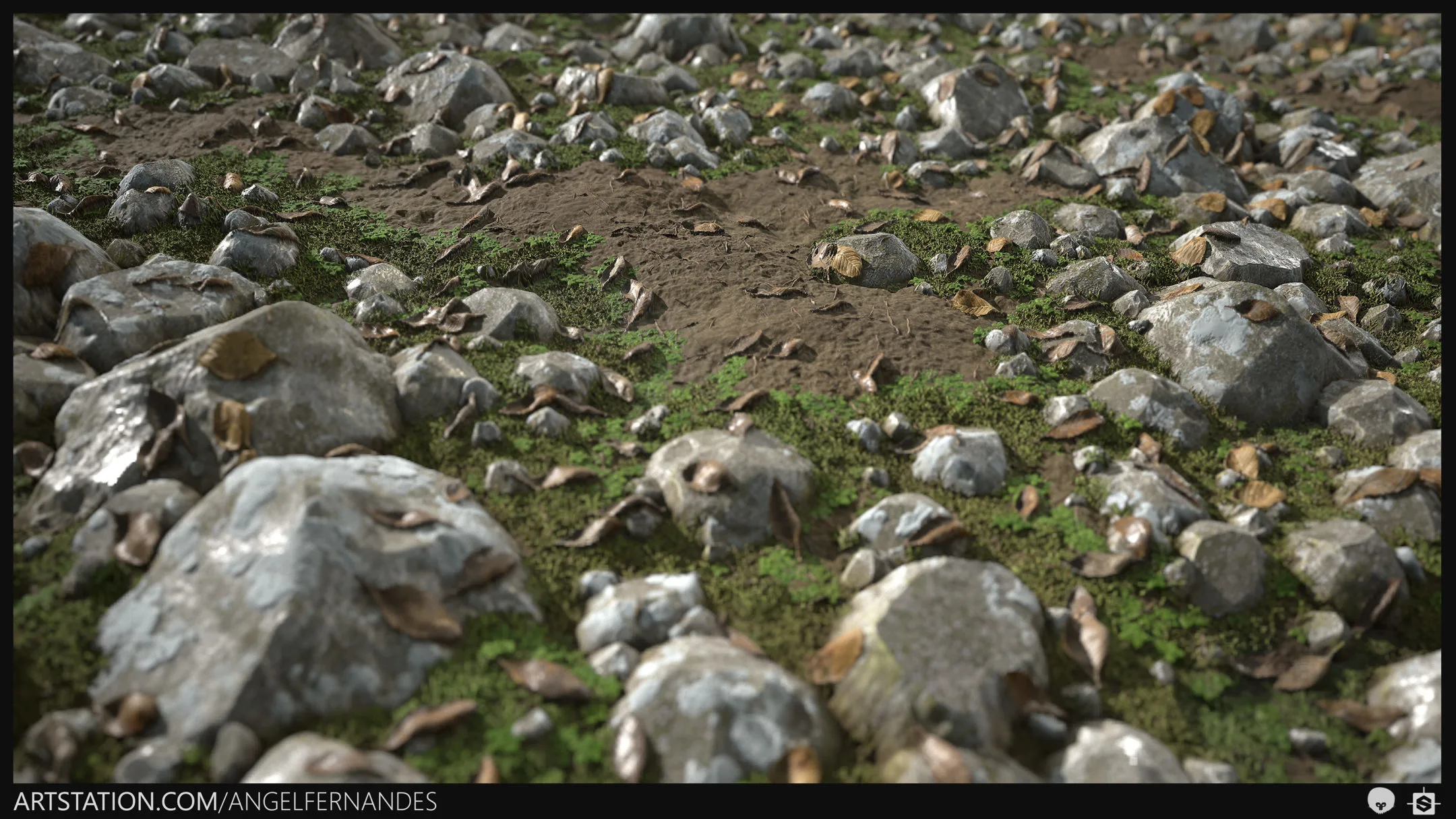 Forest Ground Material - Substance Designer