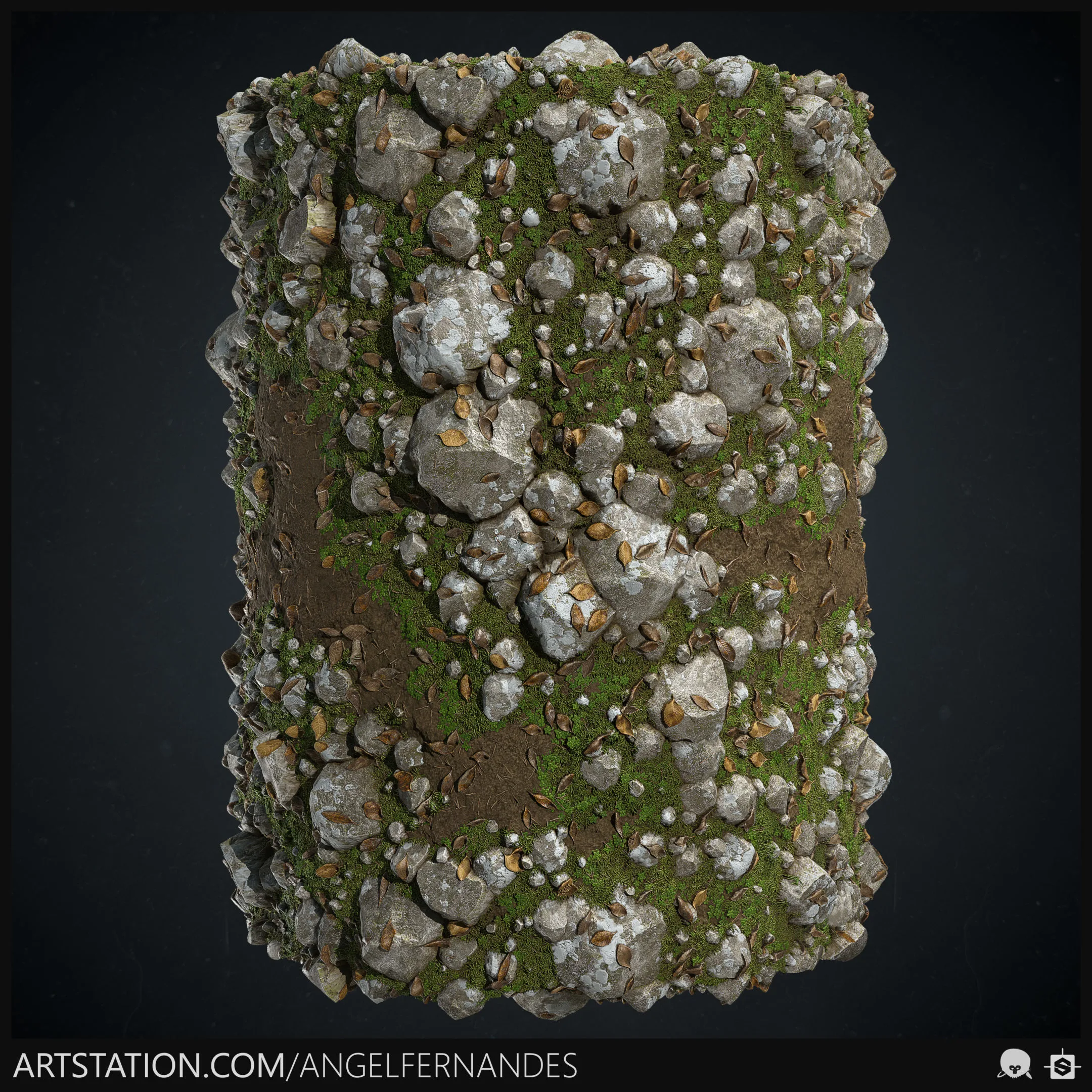 Forest Ground Material - Substance Designer