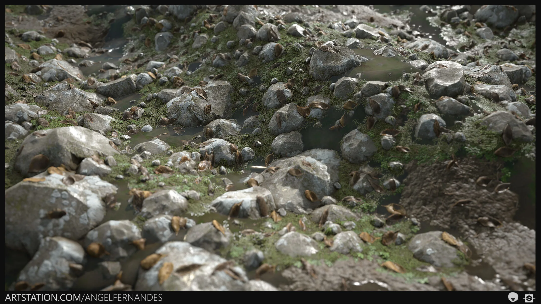 Forest Ground Material - Substance Designer