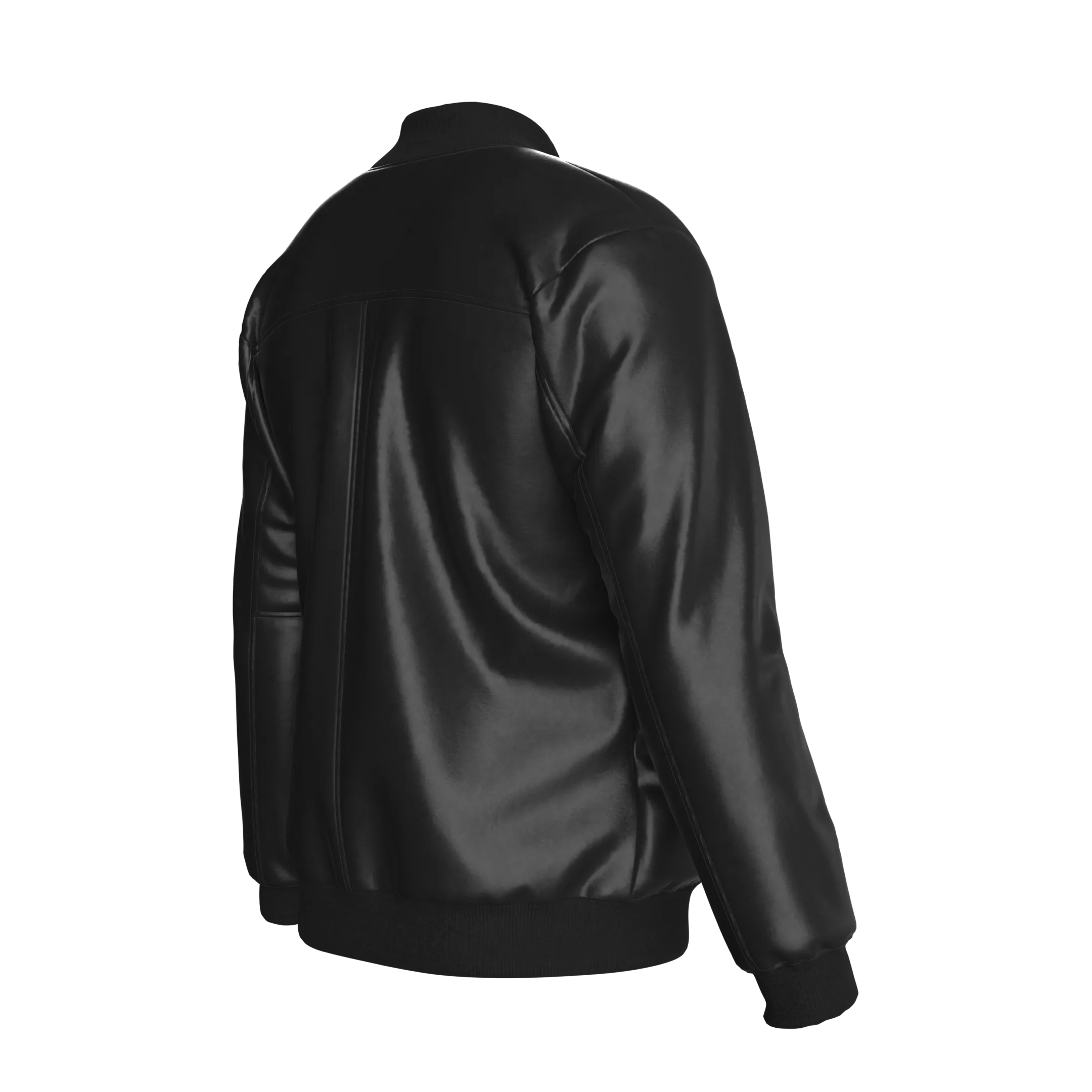 Leather Bomber Jacket, Marvelous Designer, Clo3d