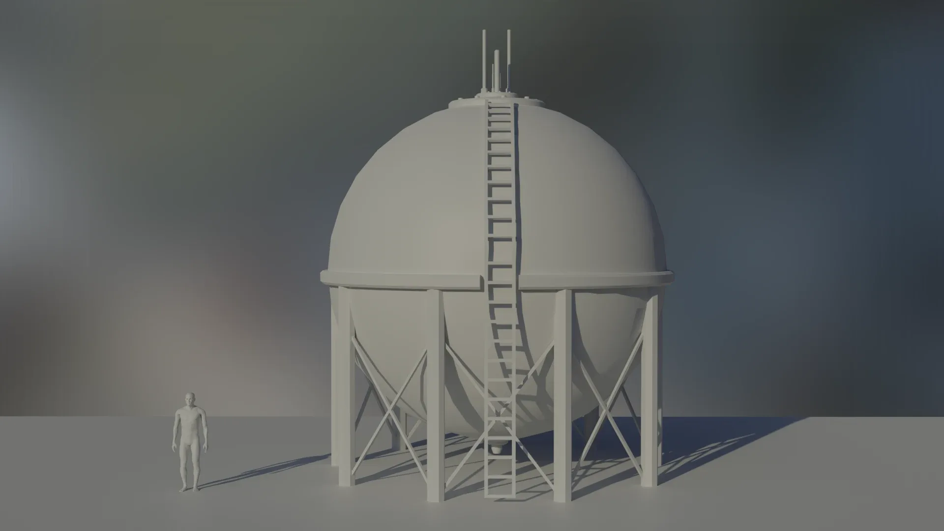 Industrial Liquid Hydrogen Spherical Storage Tank